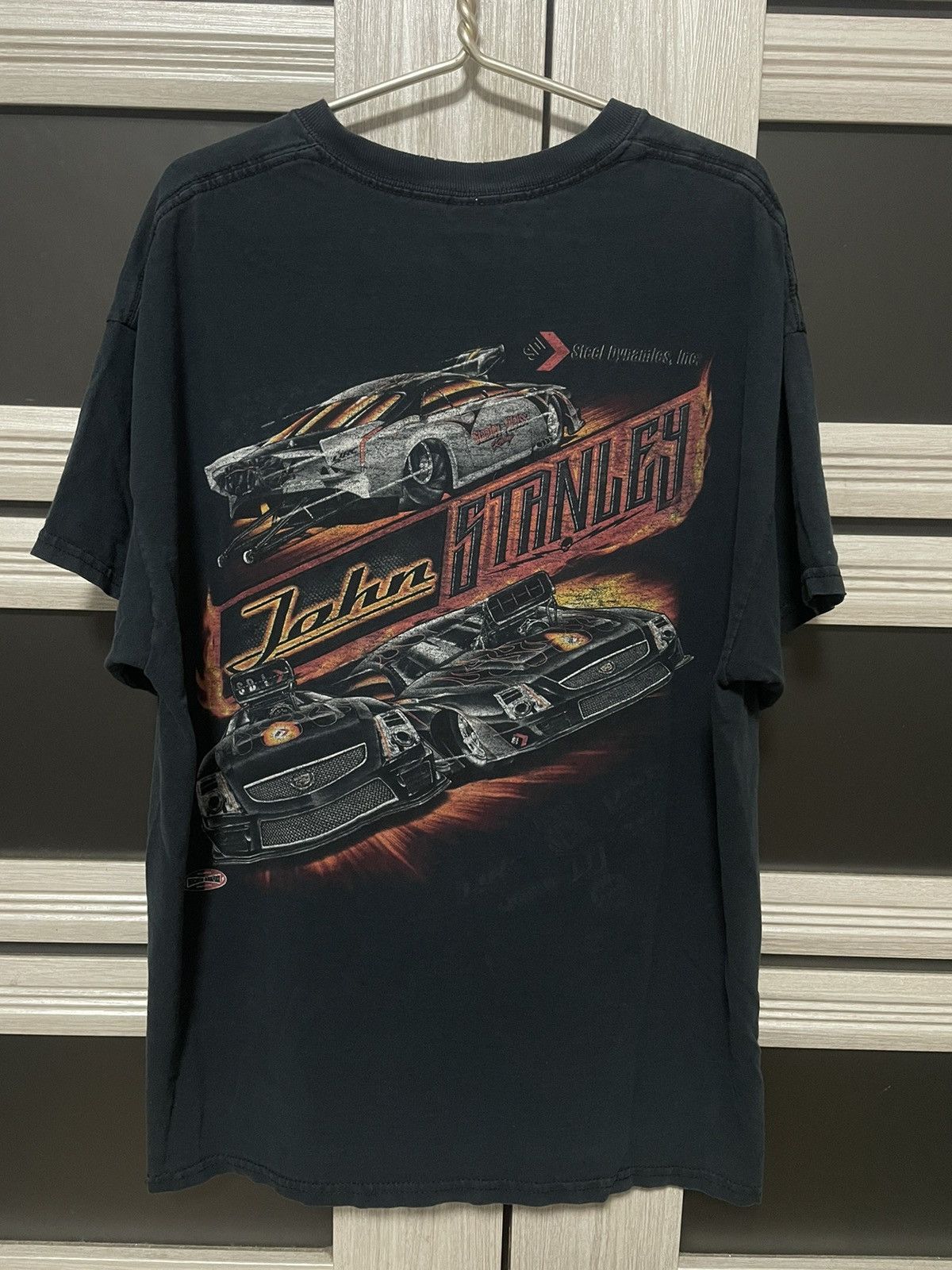 Vintage Vintage John Stanley & Weiss Drag Racing Cadillac T Shirt Size US L / EU 52-54 / 3 - 1 Thumbnail