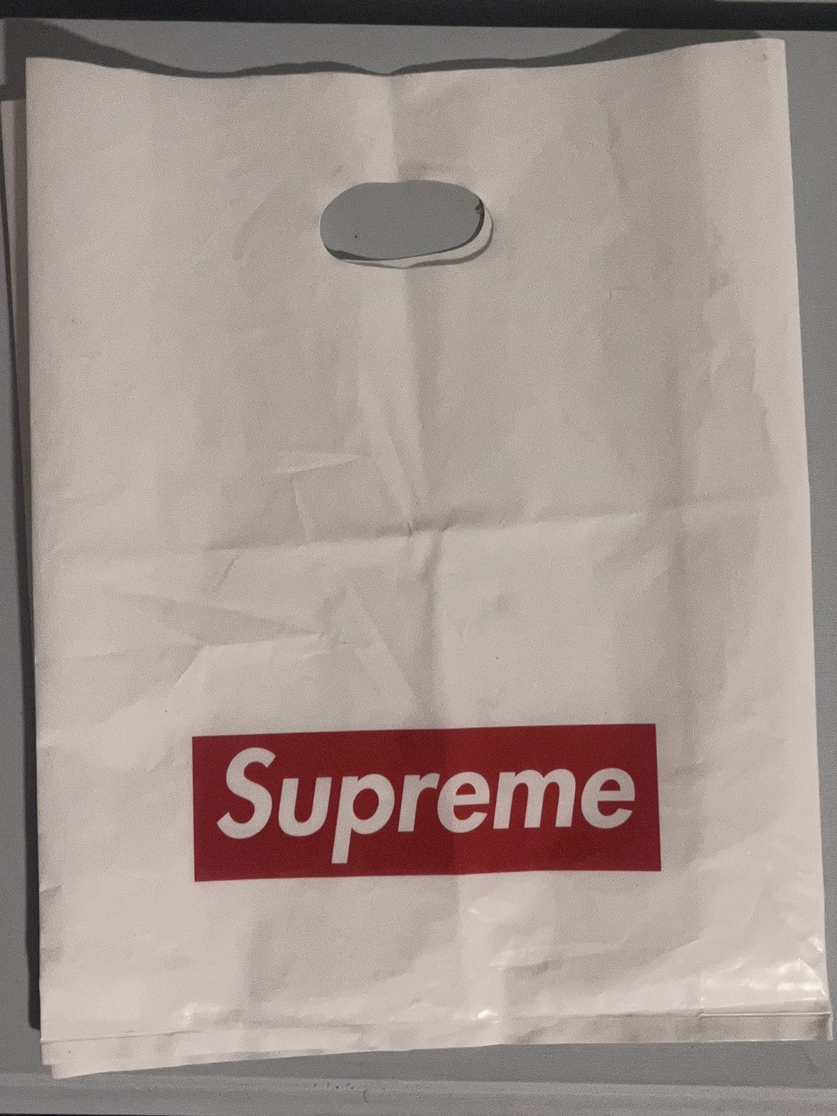 Supreme White Supreme Box Logo Plastic Bag (x2) Size ONE SIZE - 6 Thumbnail