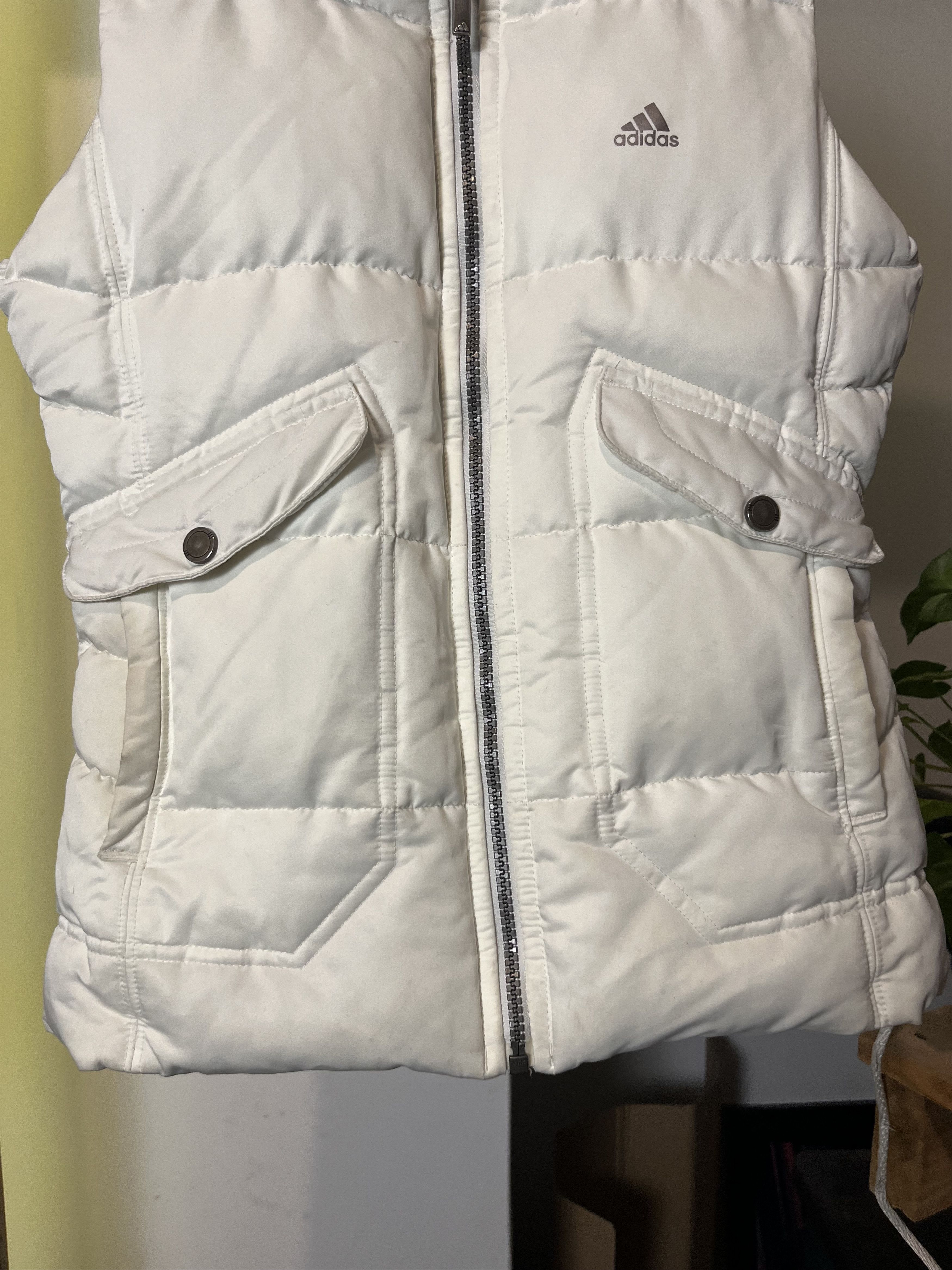 Adidas × Vintage y2k 00s Adidas Down Vest Jacket Size S / US 4 / IT 40 - 4 Thumbnail