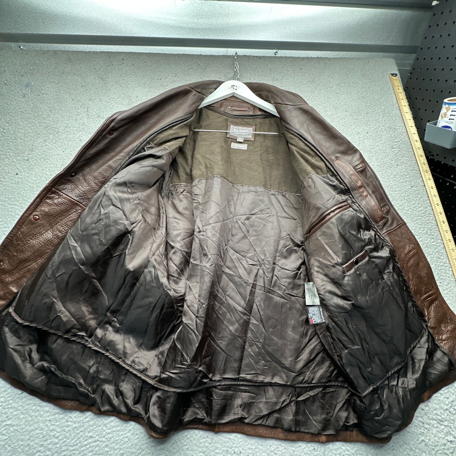 Wilsons Leather Wilsons Leather Thinsulate Coat Men XL Brown Removable Liner Size US XL / EU 56 / 4 - 14 Thumbnail