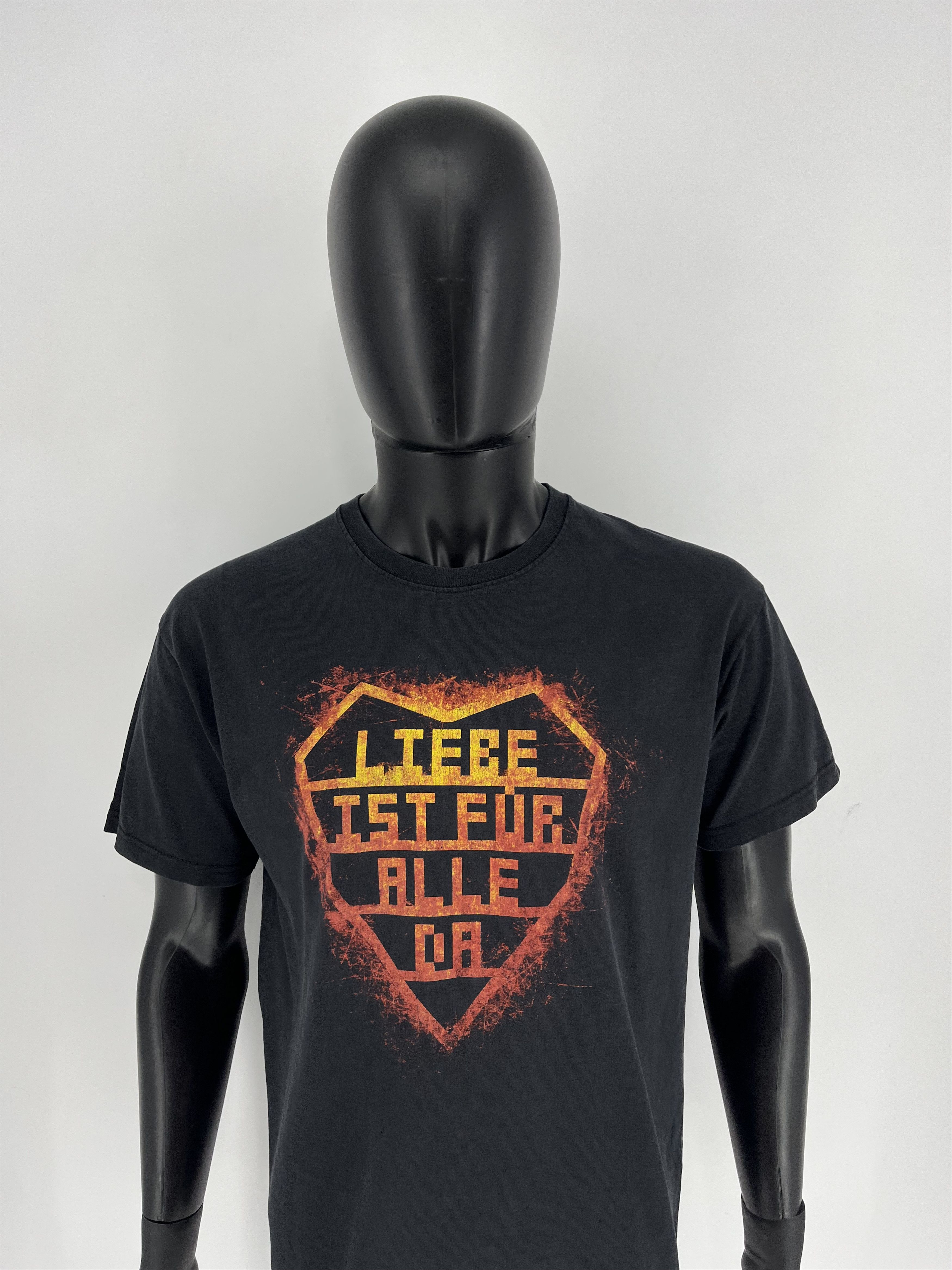 Band Tees × Vintage Vintage Y2K Rammstein “ Liebe ist für alle da” band T Shirt Size US L / EU 52-54 / 3 - 5 Thumbnail