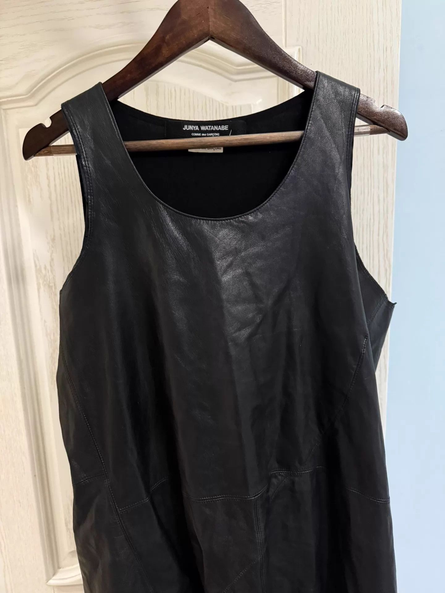 CDG by Comme des Garcons CDG Junya Watanabe Double Layer Leather Dress w/ Lining Size S / US 4 / IT 40 - 2 Thumbnail