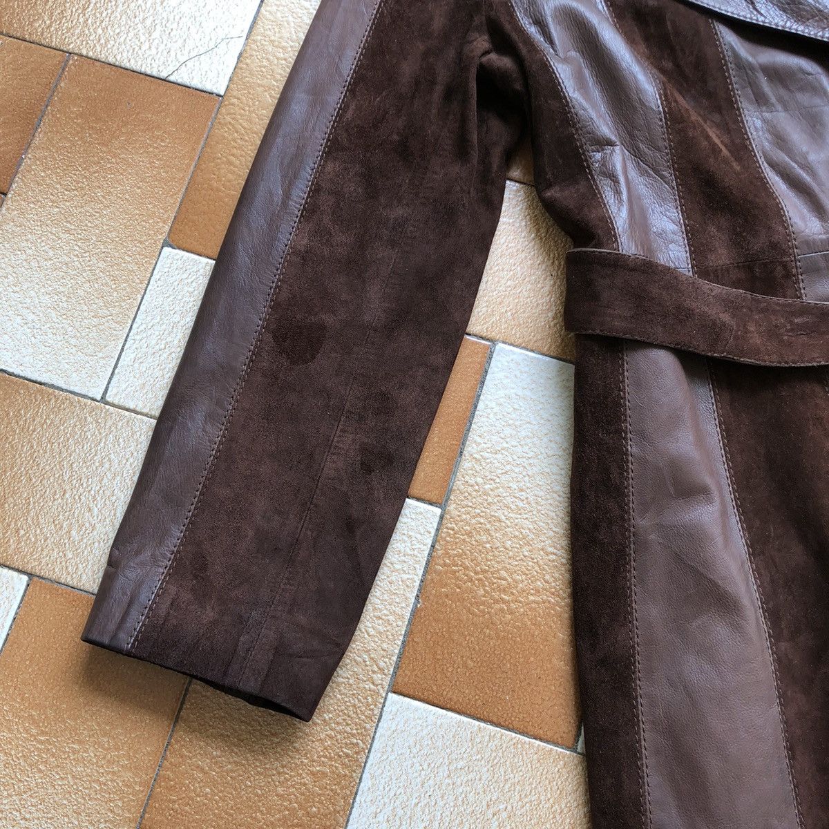 Japanese Brand MY NAP long leather jacket Size M / US 6-8 / IT 42-44 - 10 Thumbnail