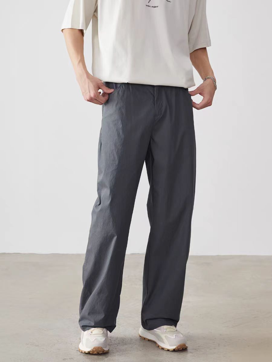 Japanese Brand × Vintage Vintage Street Quick Dry Loose Fit Casual Sweatpants Size US 36 / EU 52 - 2 Thumbnail