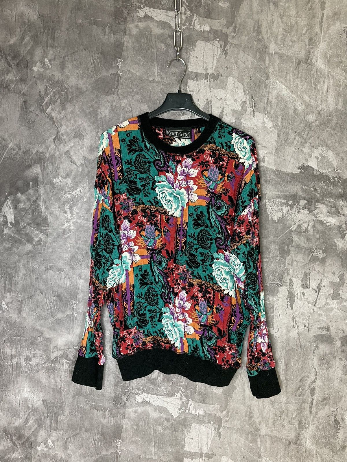 Japanese Brand × Vintage Vintage Tattoo Mesh Long Sleeve Top Gaultier Style Size M / US 6-8 / IT 42-44 - 1 Thumbnail