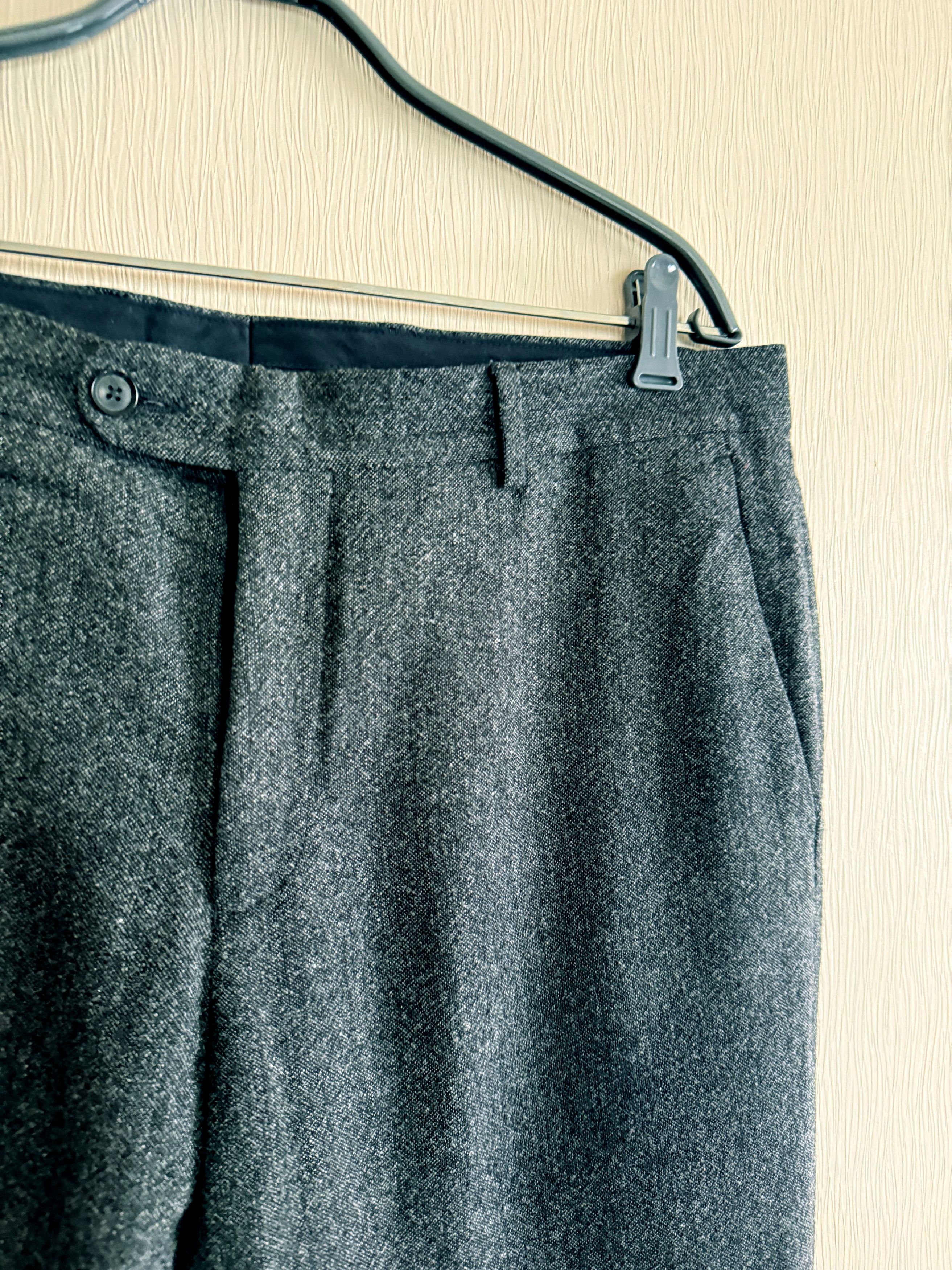 Other Octobre Éditions Carl Tweed Trousers Anthracite Wool Size US 28 / EU 44 - 2 Thumbnail
