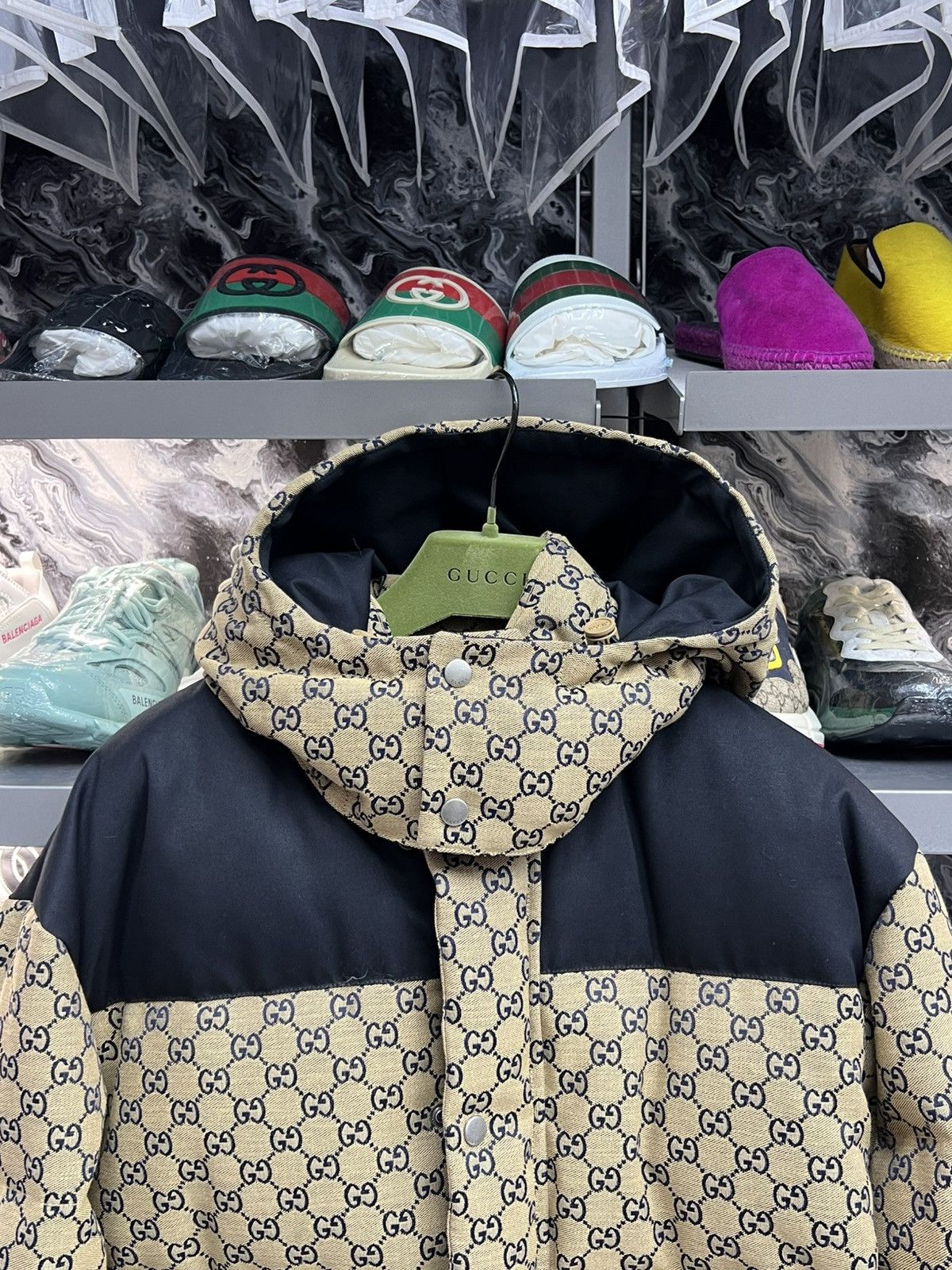 Gucci Gucci GG Canvas Puffer Jacket Size US L / EU 52-54 / 3 - 3 Thumbnail