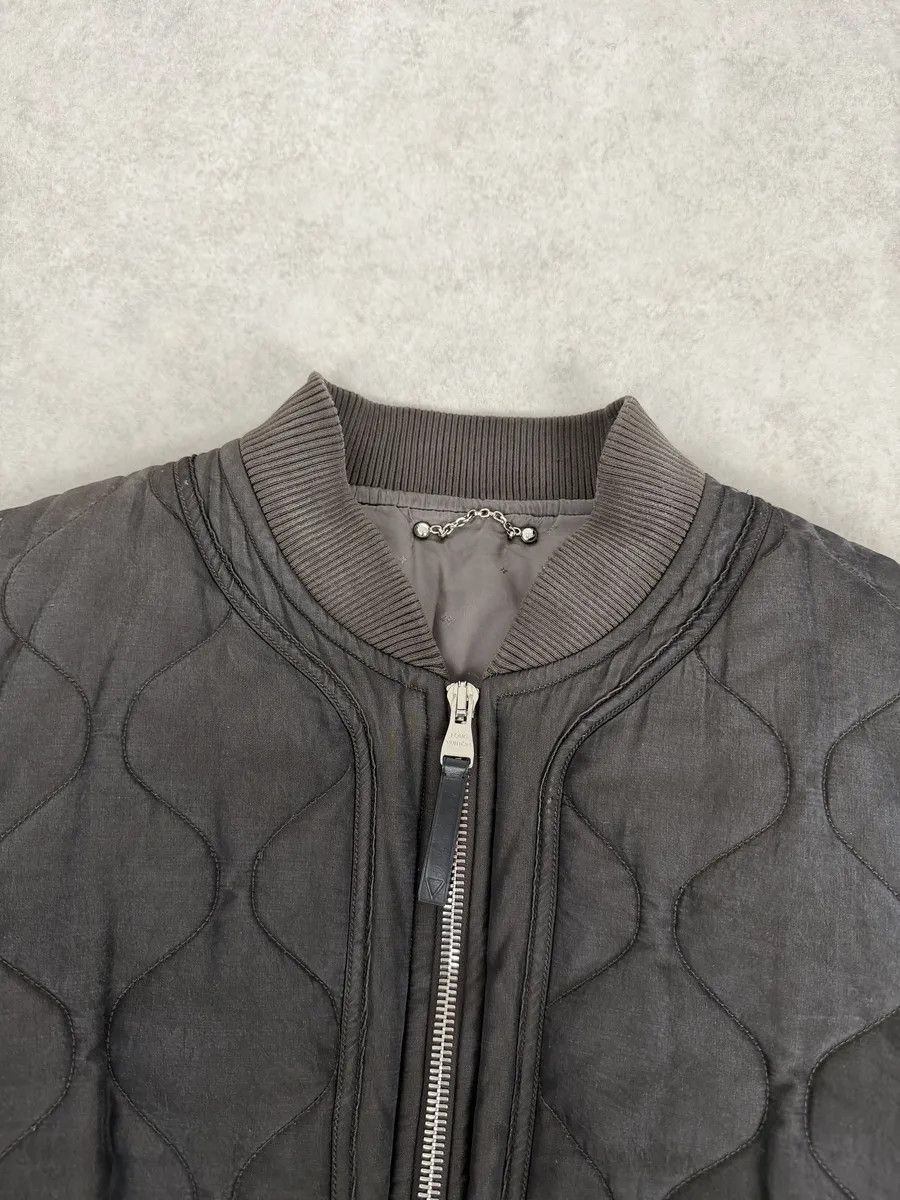 Louis Vuitton Louis Vuitton Taupe Silk Quilted Bomber Jacket Size US L / EU 52-54 / 3 - 7 Thumbnail
