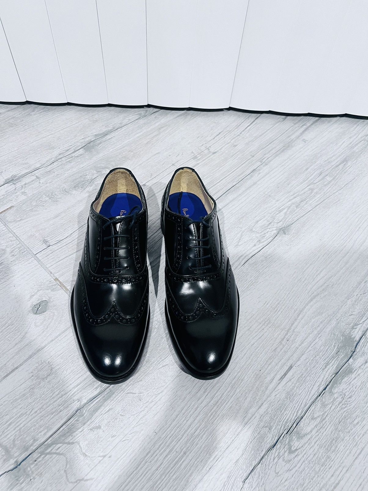 Paul Smith Paul Smith Black Wingtip Dress Shoes Made in Italy US8 UK7 Size US 8 / EU 41 - 4 Thumbnail