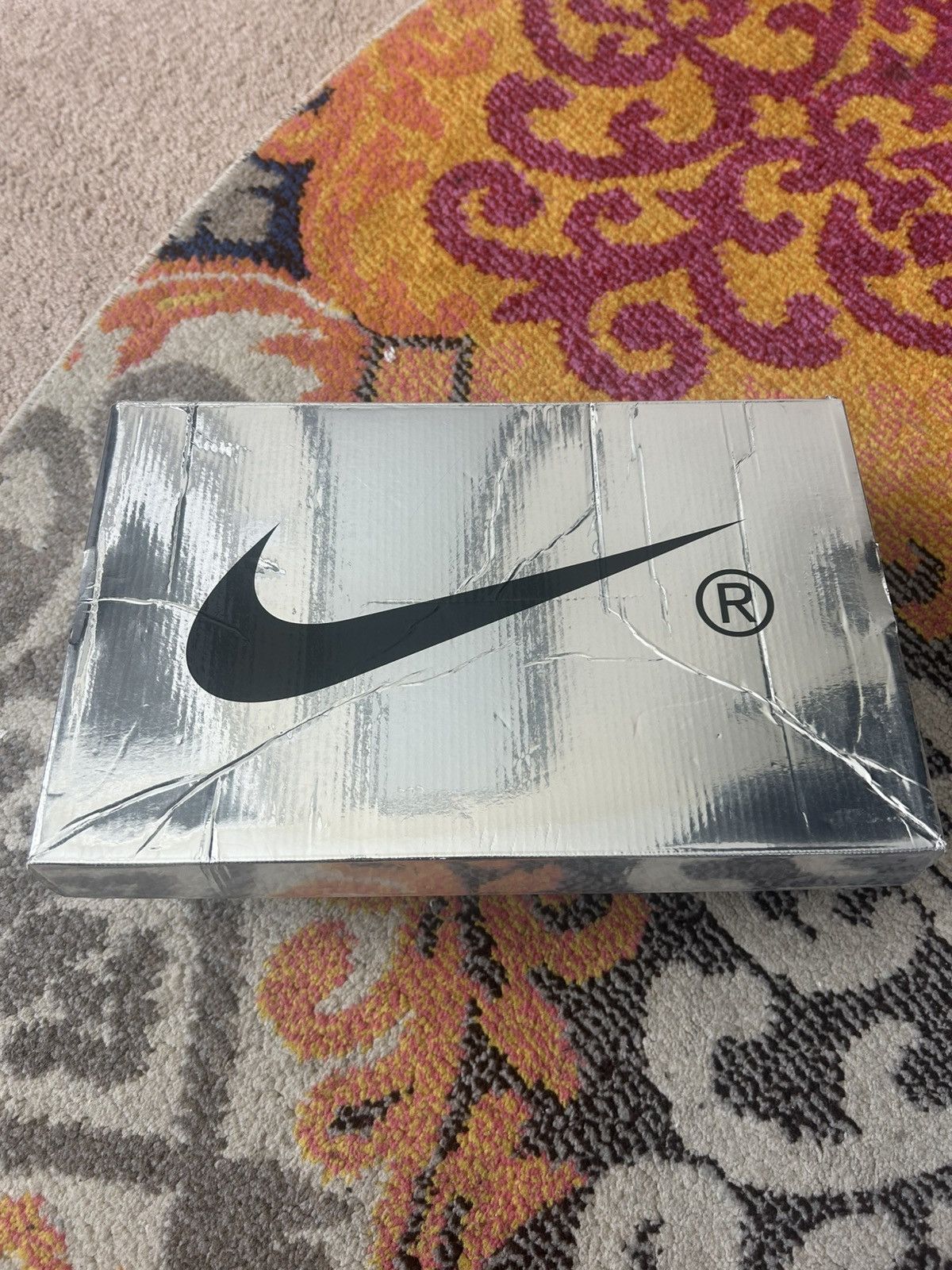 Nike Off-white university red Nike dunk Size US 9 / EU 42 - 10 Thumbnail