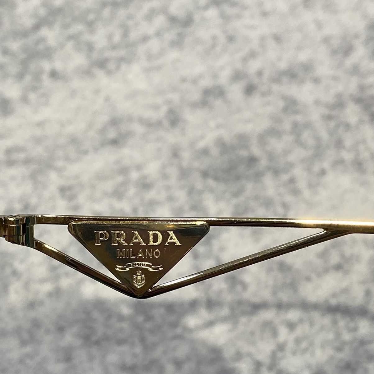 Prada PRADA 0PR A51V ZVN1O1 PALE GOLD Size ONE SIZE - 6 Thumbnail
