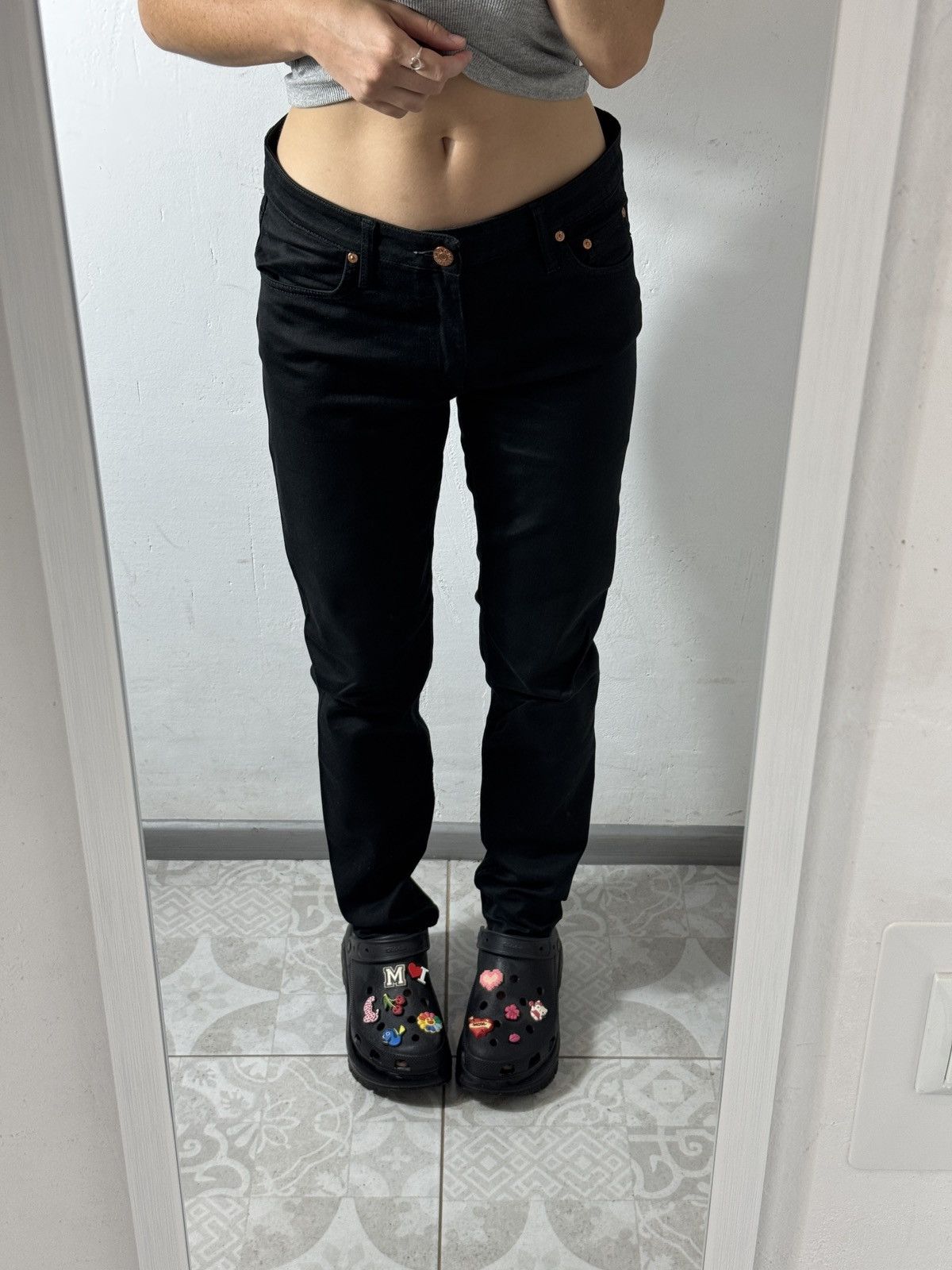 Acne Studios VINTAGE ACNE STUDIOS FLEX WET PANTS Size 31" - 1 Thumbnail