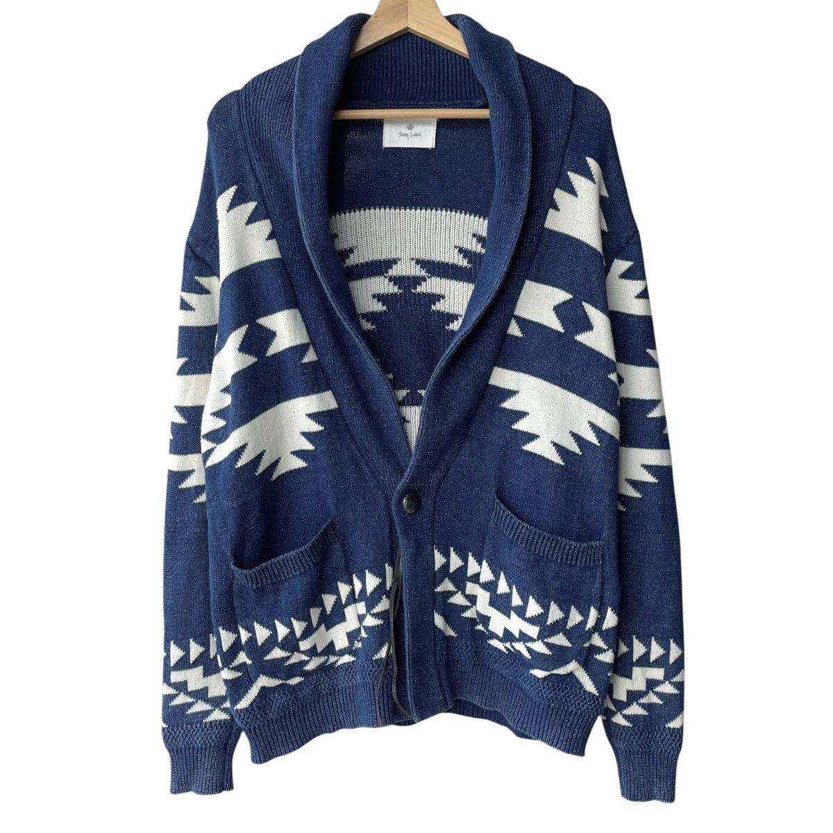 URBAN RESEARCH DOORS Urban Research Japan Native American Navajo Cardigan Size US L / EU 52-54 / 3 - 1 Thumbnail