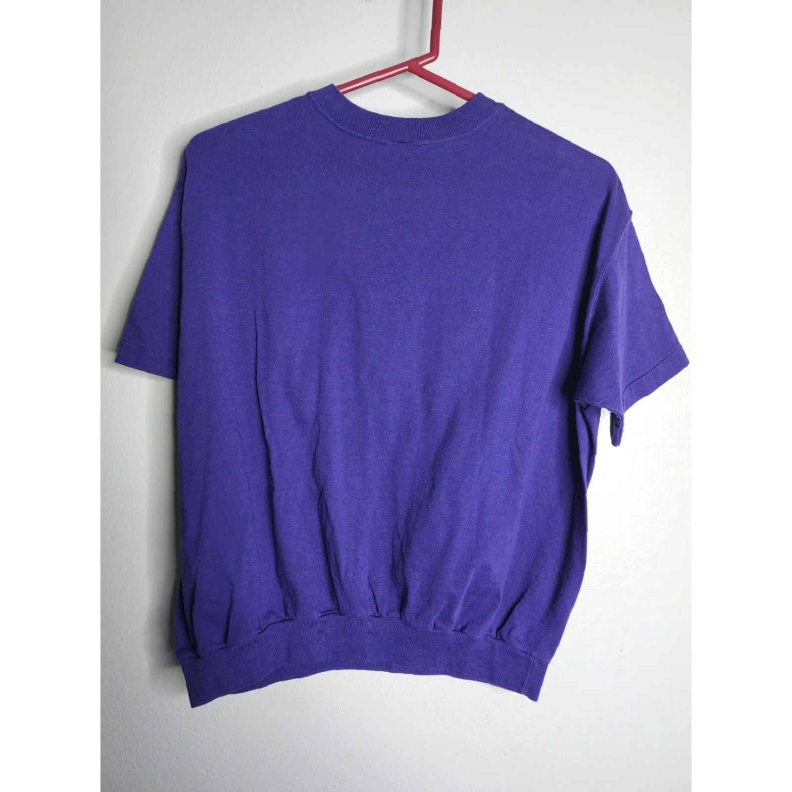 Vintage VINTAGE Morning Sun T-Shirt M Women Floral Japanese Cherry Blossoms Single Stitch Create Stitch Crew Neck Short Sleeve Purple M Womens Size M / US 6-8 / IT 42-44 - 4 Thumbnail