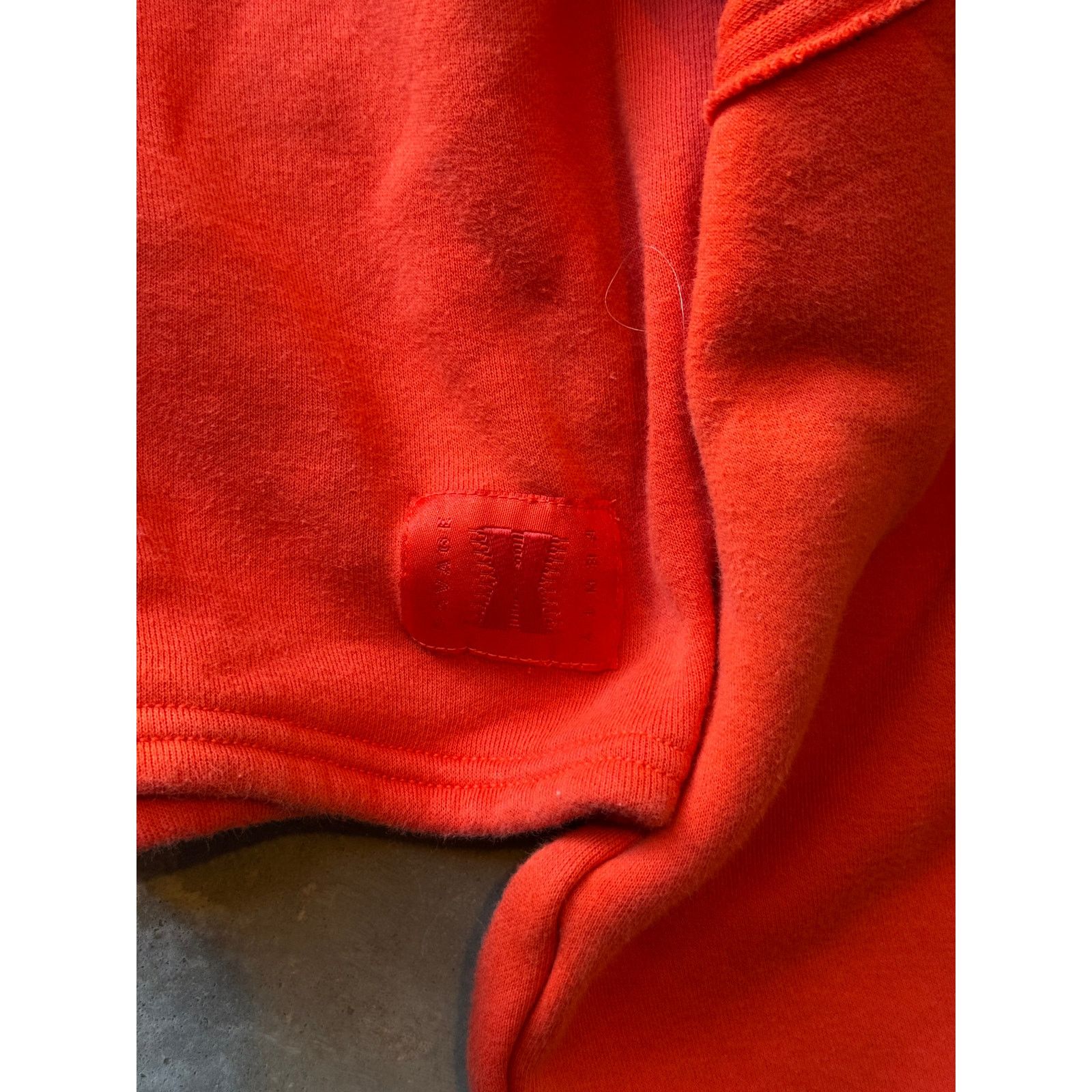 Fenty Fenty X Savage Orange Crop Top Hoodie (L) Size L / US 10 / IT 46 - 3 Thumbnail