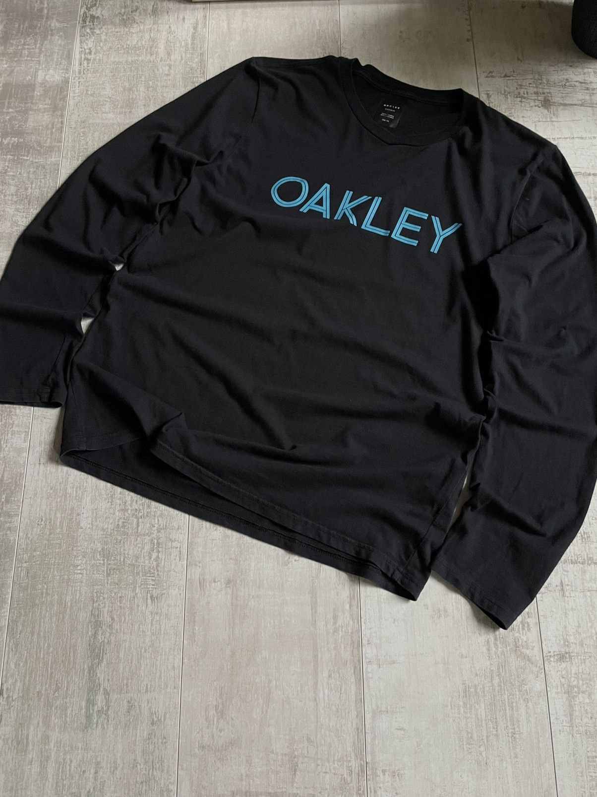 Oakley × Vintage Oakley Long Sleeve Vintage Y2K 00’s Big Printed Logo Size US S / EU 44-46 / 1 - 5 Thumbnail