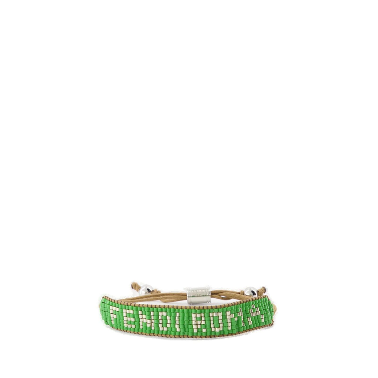 Fendi o1loc1c0824 Size: OS / Signature Bracelet in Green Size ONE SIZE - 1 Thumbnail