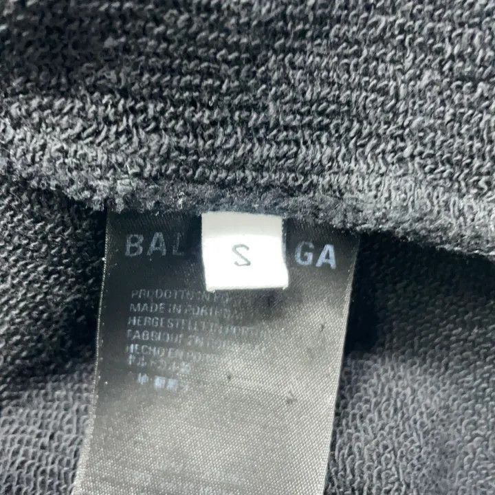 Balenciaga Balenciaga Balenciaga Black Hooded Sweatshirt -2507 Size US S / EU 44-46 / 1 - 4 Thumbnail