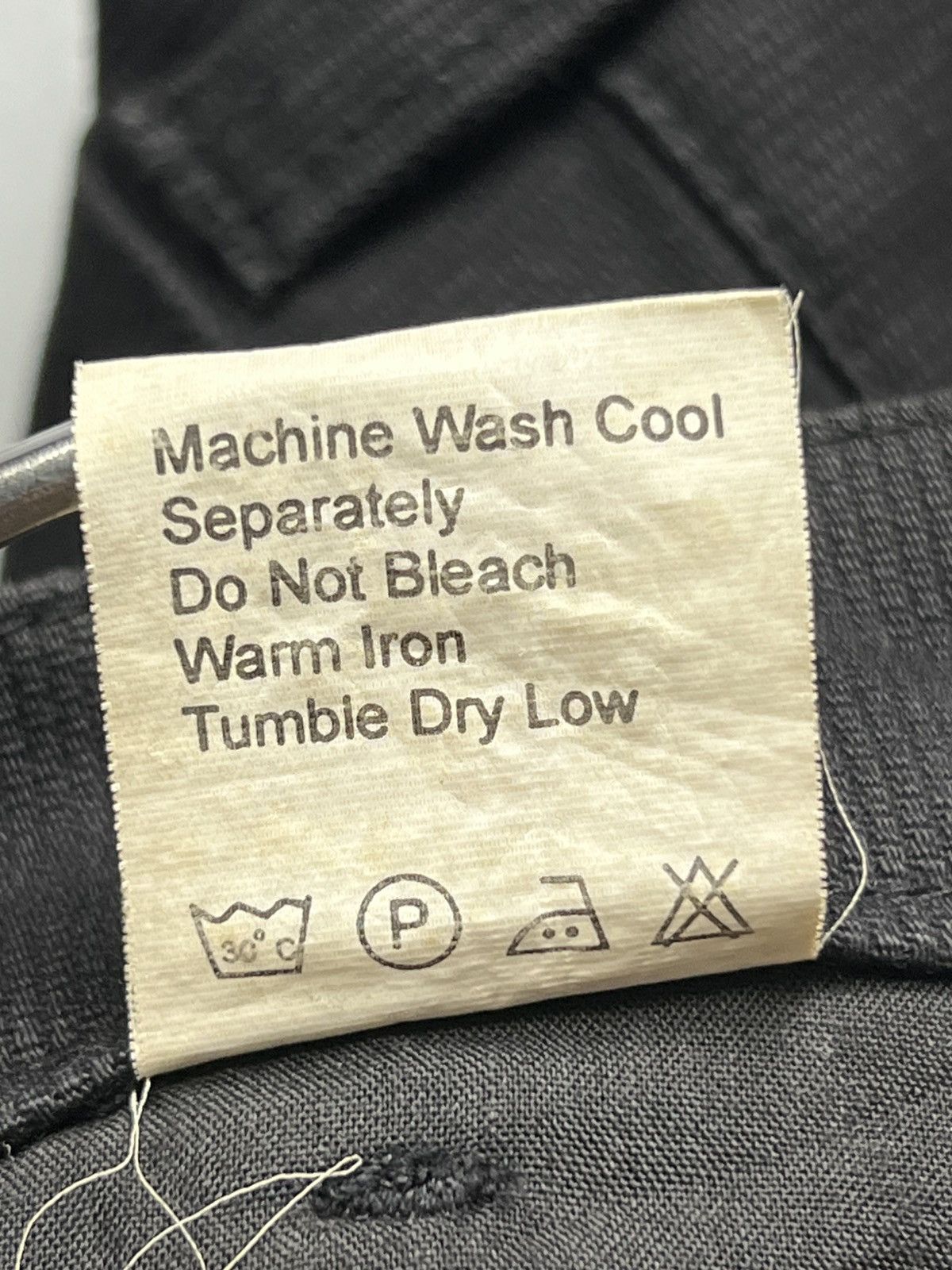 W&LT × Walter Van Beirendonck W&LT - Black Pinstripes - Pants Size 29" - 15 Thumbnail