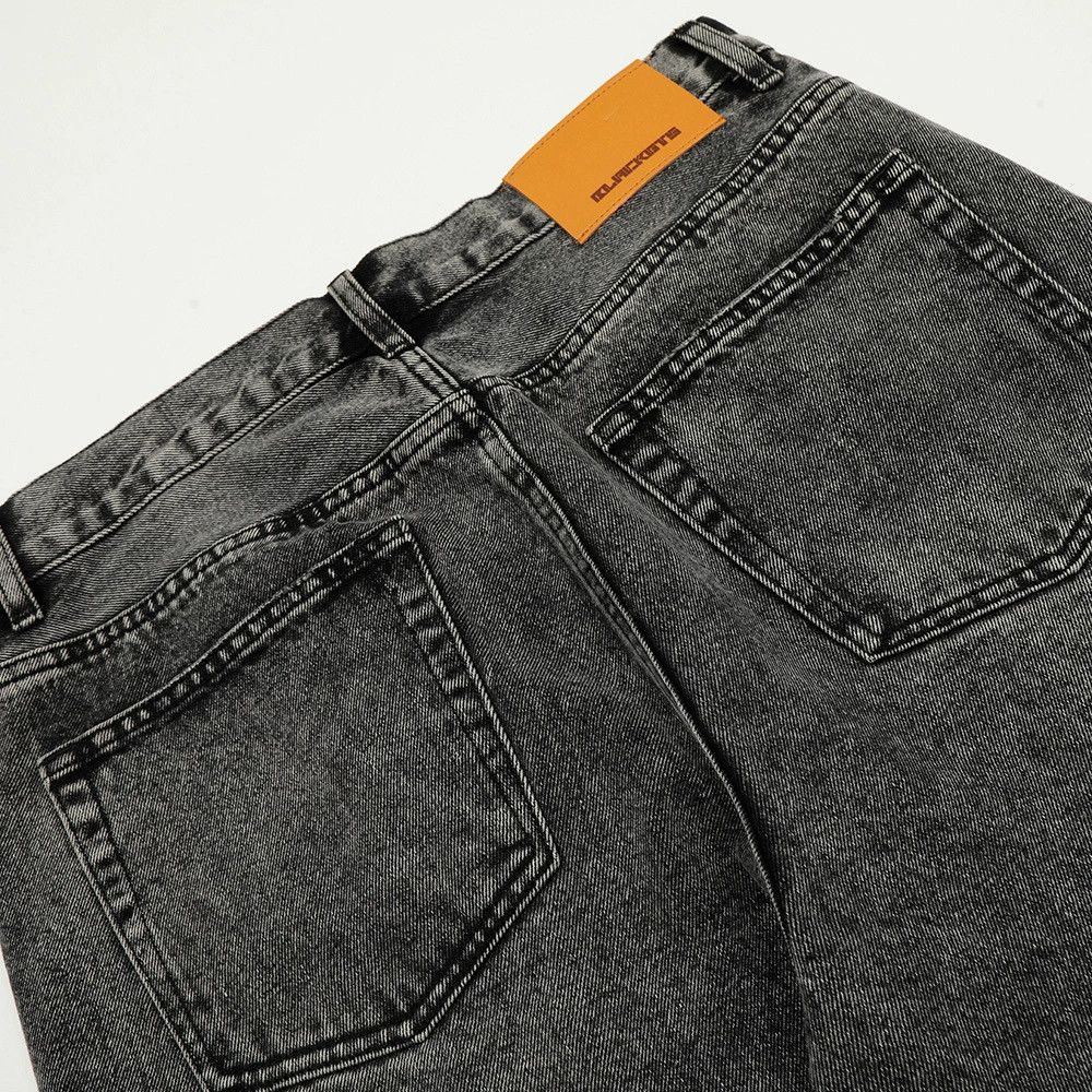 Jean Men's punk vintage heavy washed distressed jeans Size US 32 / EU 48 - 5 Thumbnail