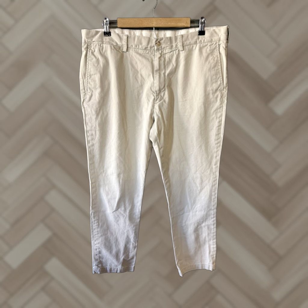 Polo Ralph Lauren Polo Ralph Lauren Mens Chino Pants Ivory Straight Leg Size 38 x 30 Size US M / EU 48-50 / 2 - 1 Thumbnail