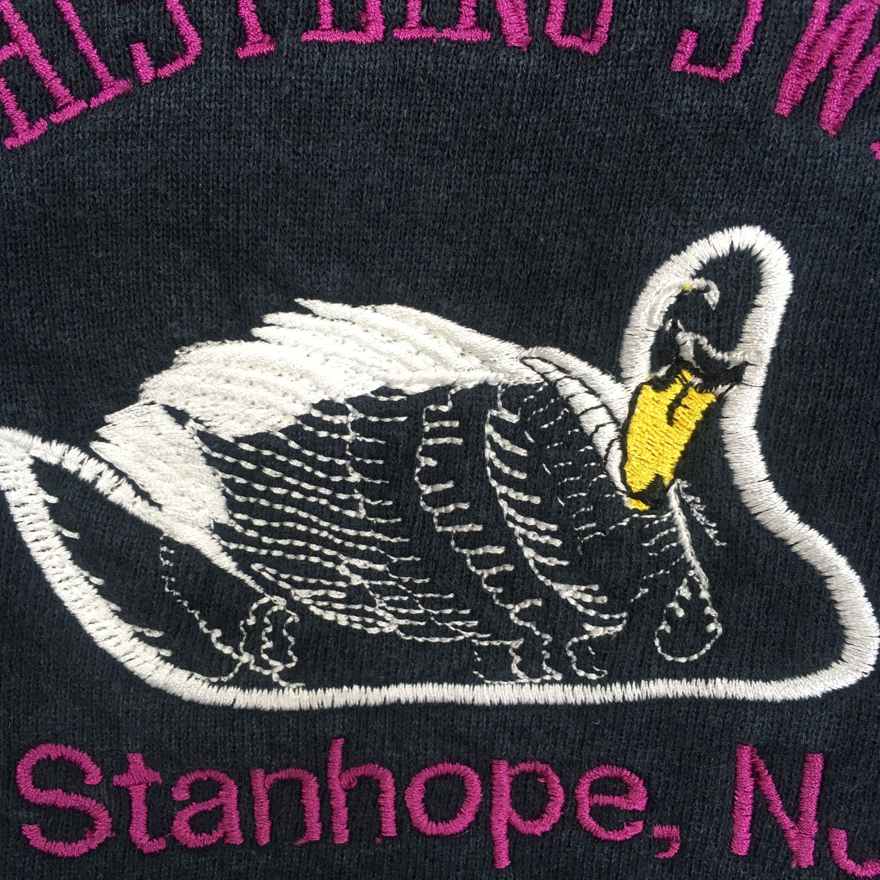 Lee Vintage 90's Swan Black Sweatshirt - 1387 Size US L / EU 52-54 / 3 - 5 Thumbnail
