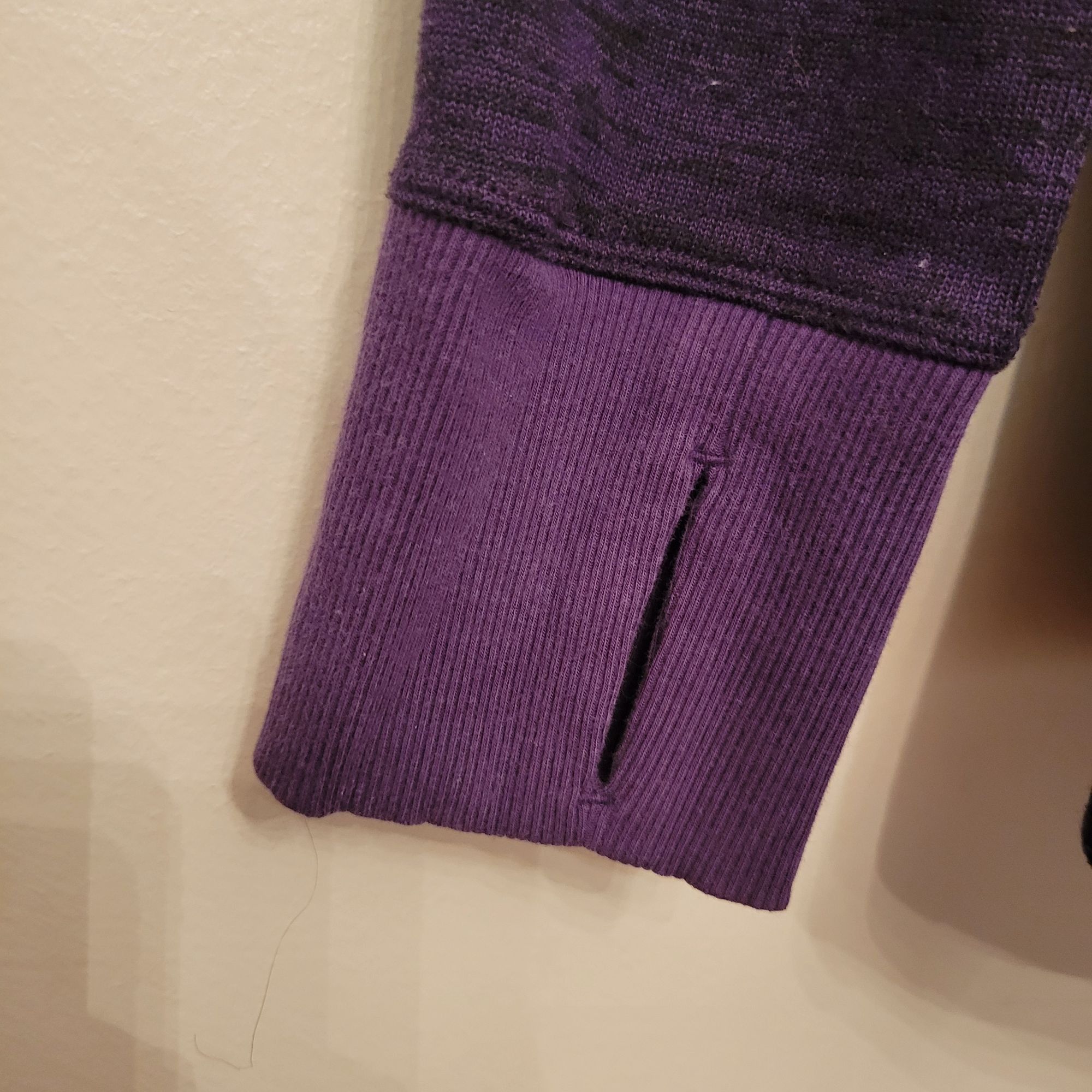 Athleta Athleta Zip Up Athletic Jacket M BATWING ROBIN Purple Hoodie Size M / US 6-8 / IT 42-44 - 8 Thumbnail
