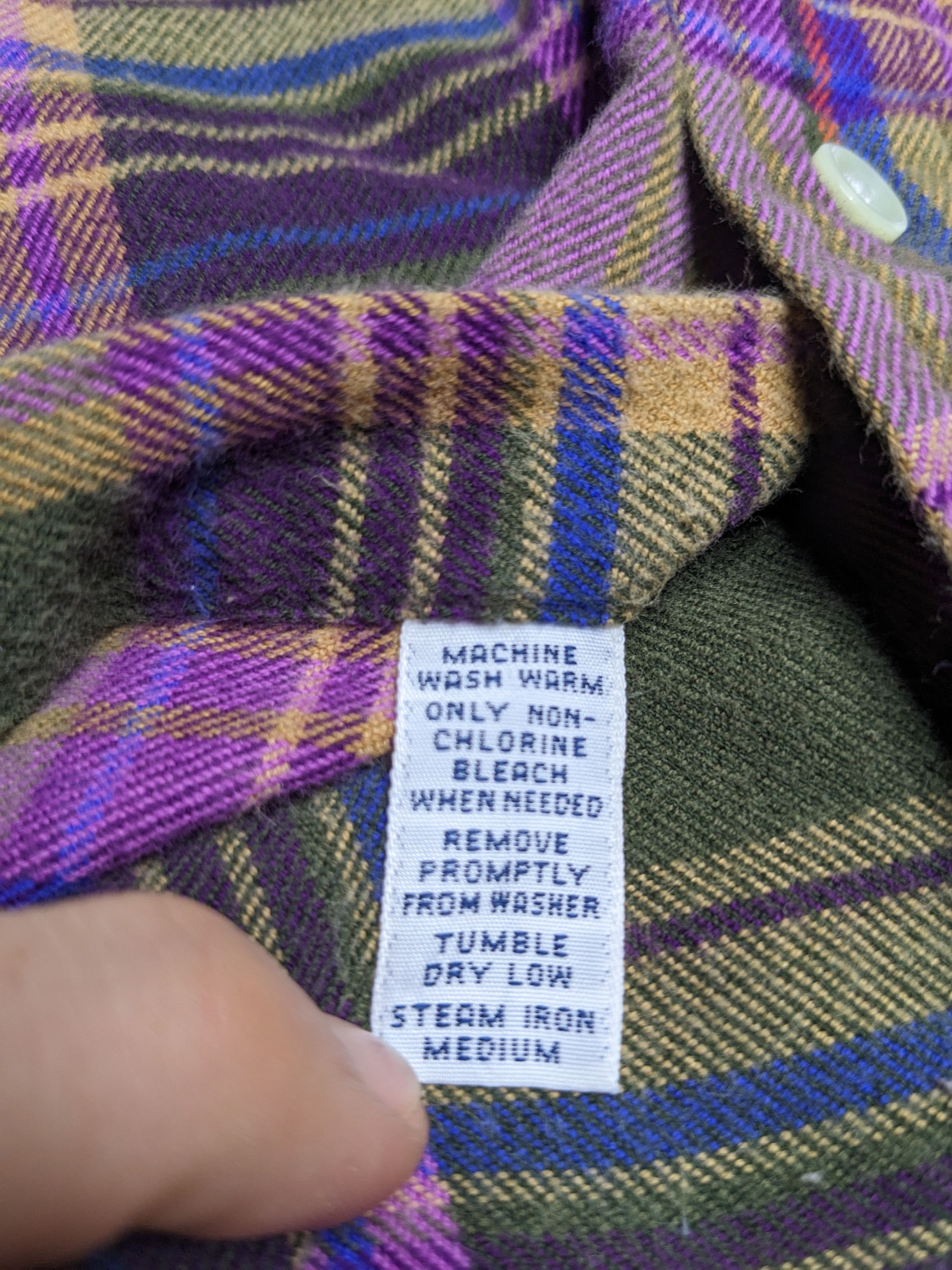 Polo Ralph Lauren Polo Ralph Lauren Flannel Plaid Shirt Mens Small Pony Size US S / EU 44-46 / 1 - 6 Thumbnail