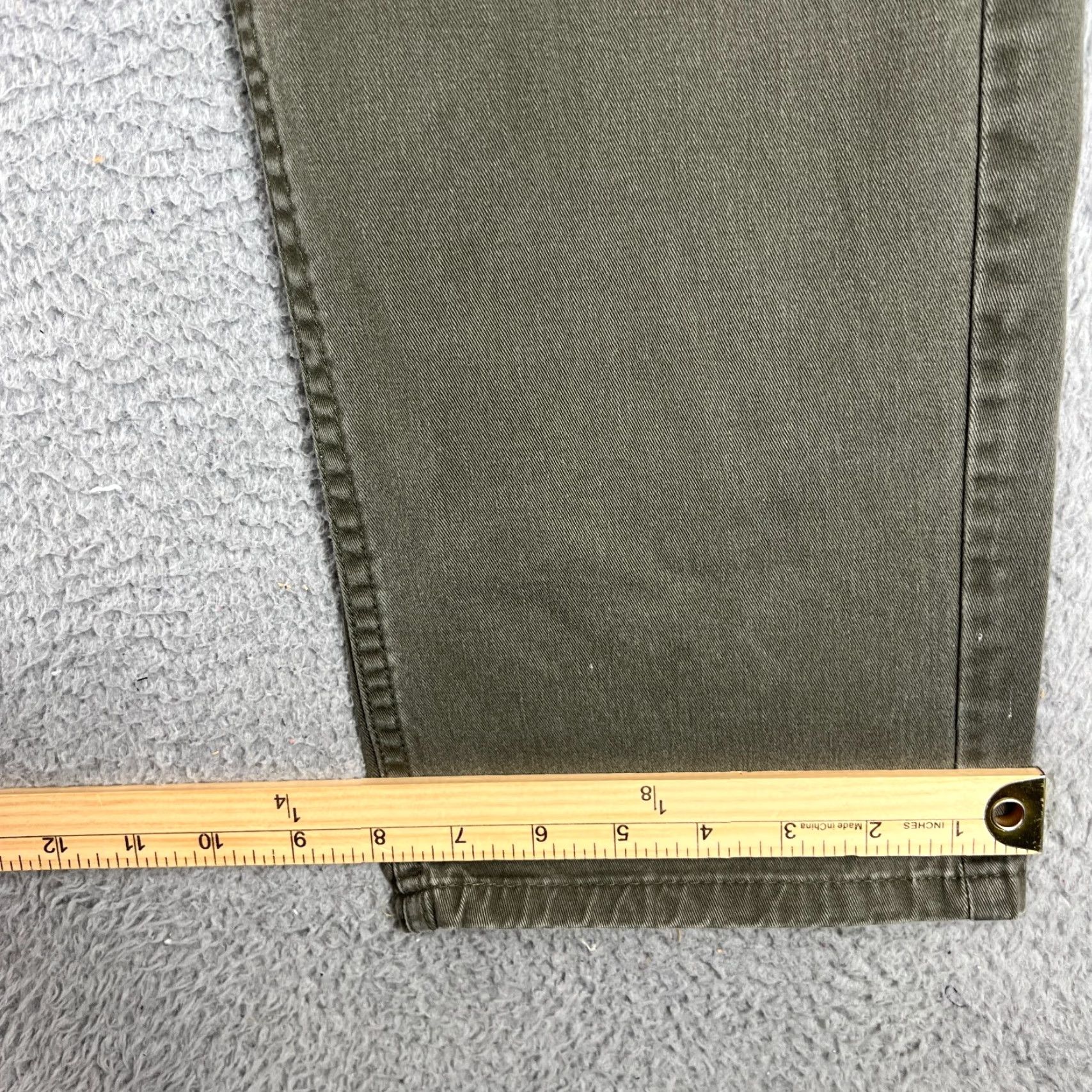 Dickies Dickies Jeans Mens 32x29 Green Duck Canvas Work Fit Regular Straight Denim Pockets 90s Y2K Vintage No Size US 32 / EU 48 - 2 Thumbnail