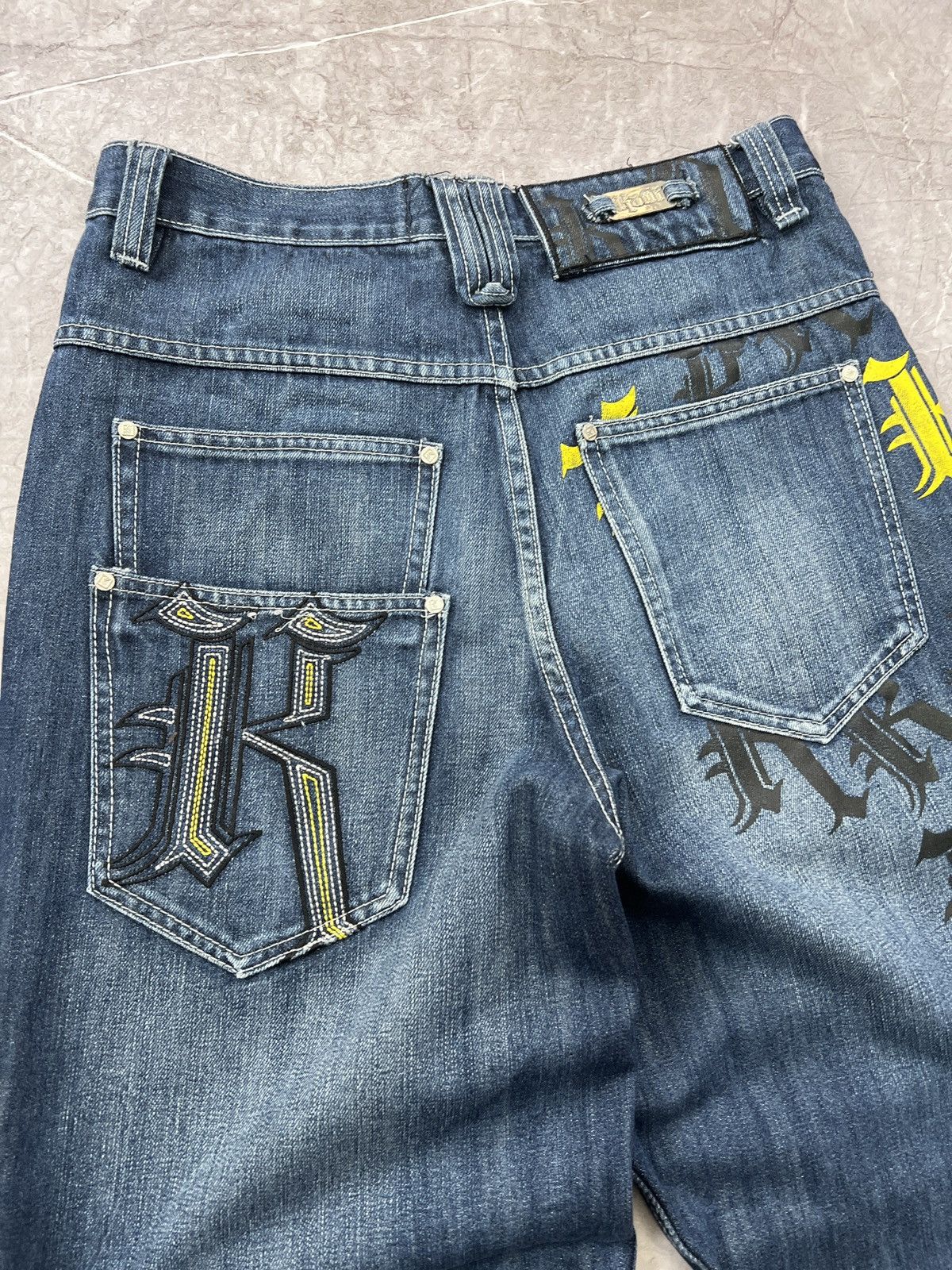 Karl Kani × Wu-Tang Clan Vintage wide leg baggy skater Karl Kani rap pants y2k Size US 30 / EU 46 - 12 Thumbnail