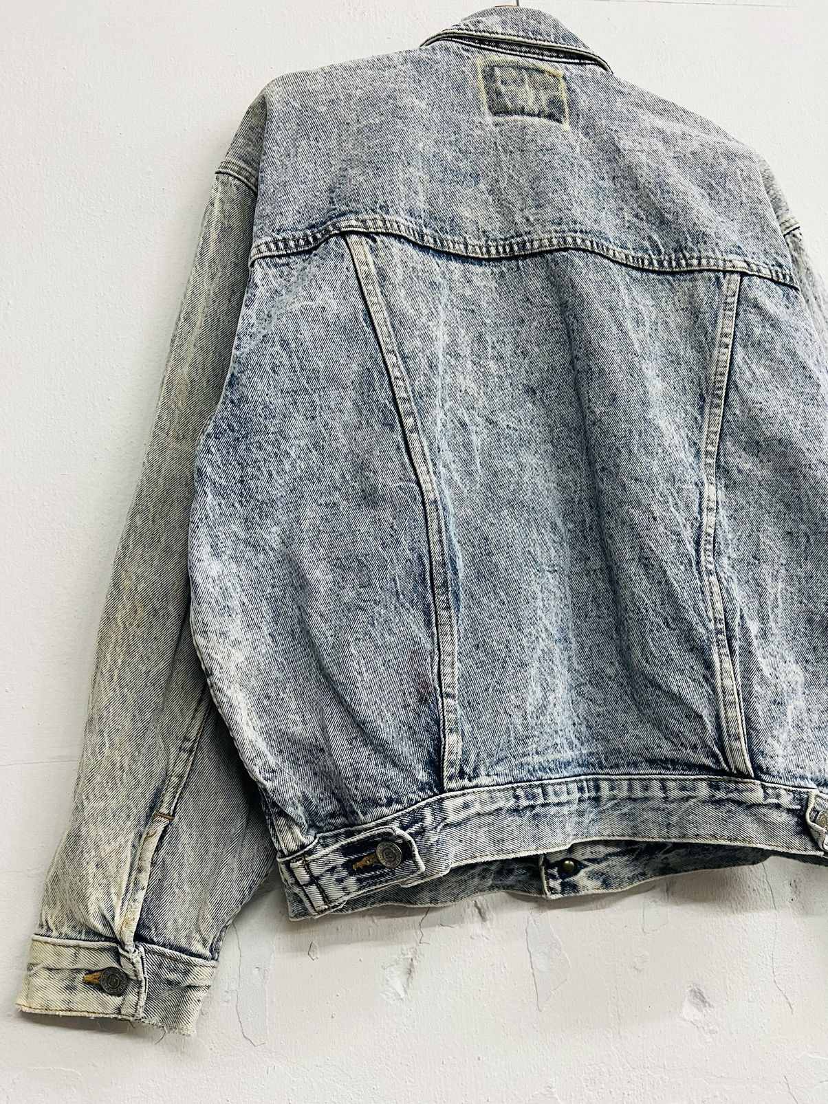 Big John × Vintage Vtg 90’ BIG JOHN SPIRIT Distressed Denim Jacket Size US L / EU 52-54 / 3 - 13 Thumbnail