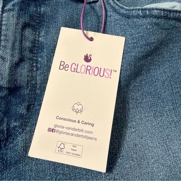 Gloria Vanderbilt Gloria Vanderbilt Classic Straight Leg Amanda Blue Jeans 10 Size 30" / US 8 / IT 44 - 4 Thumbnail