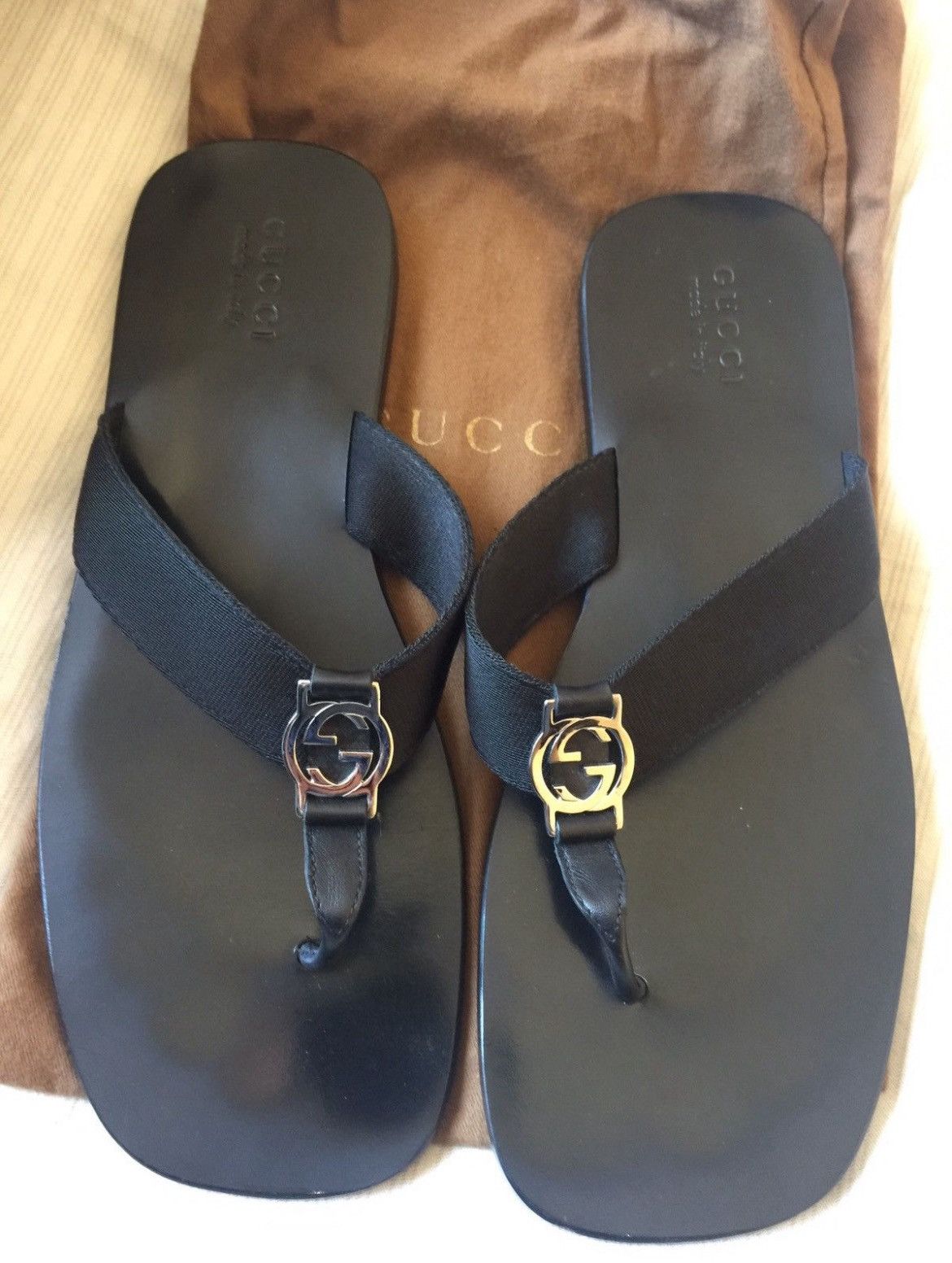 Gucci Gucci thong “flip flop” Size US 10.5 / EU 43-44 - 1 Thumbnail