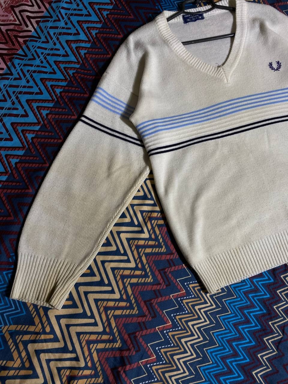 FRED × Fred Perry × Vintage Vintage Men’s Fred Perry SportSweater Size US M / EU 48-50 / 2 - 10 Thumbnail