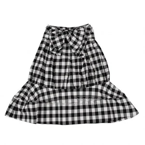 Comme des Garcons Comme Des Garcons size XS Black and White Vintage Bow Desi Size 23" - 2 Thumbnail