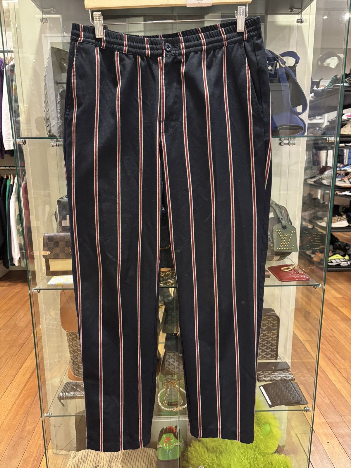 Stussy Stussy Striped Bryan Pants Size US 32 / EU 48 - 1 Thumbnail