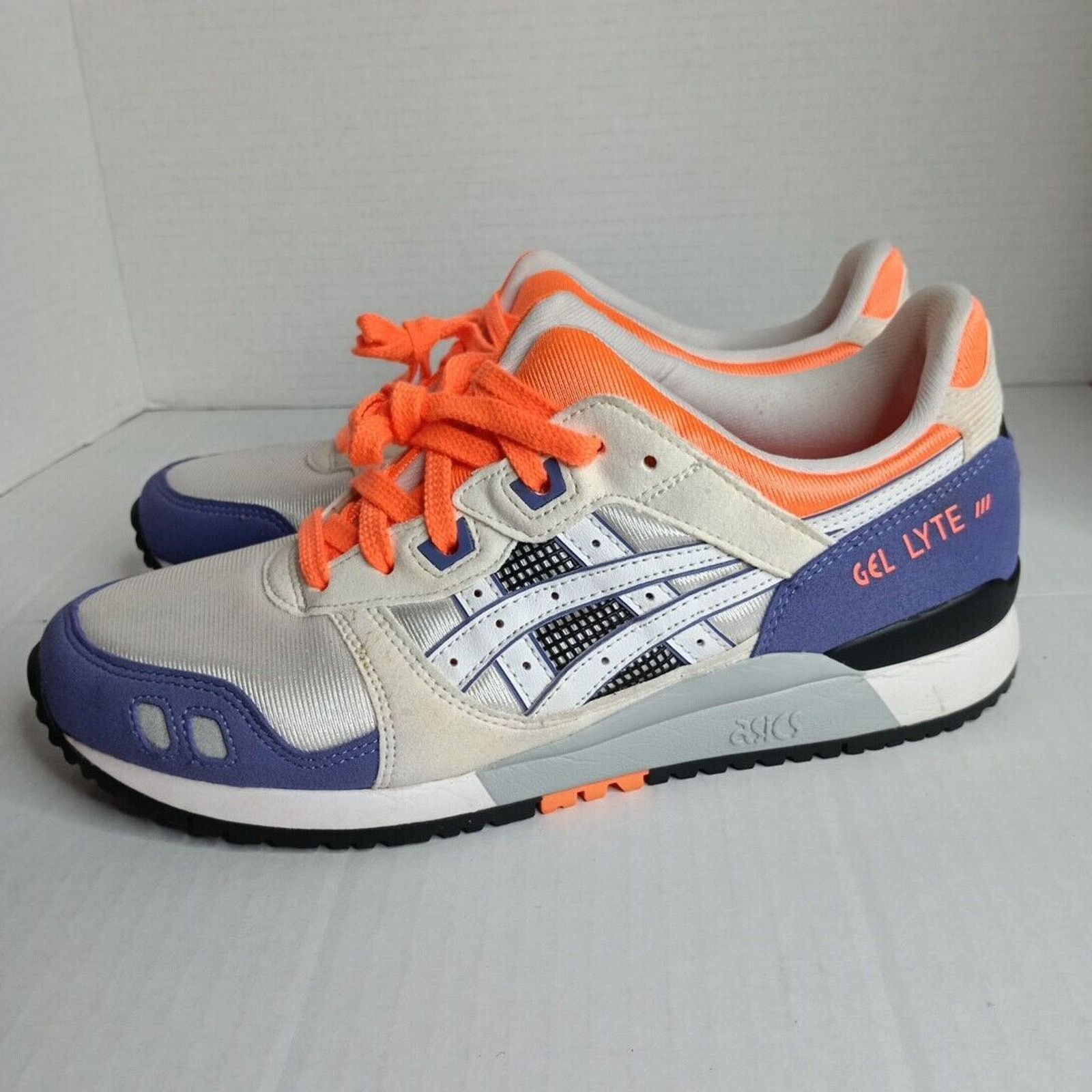 Asics ASICS Sports Style Shoes GEL-LYTE III Orange Purple Men Sz 7 Size US 7 / EU 40 - 5 Thumbnail