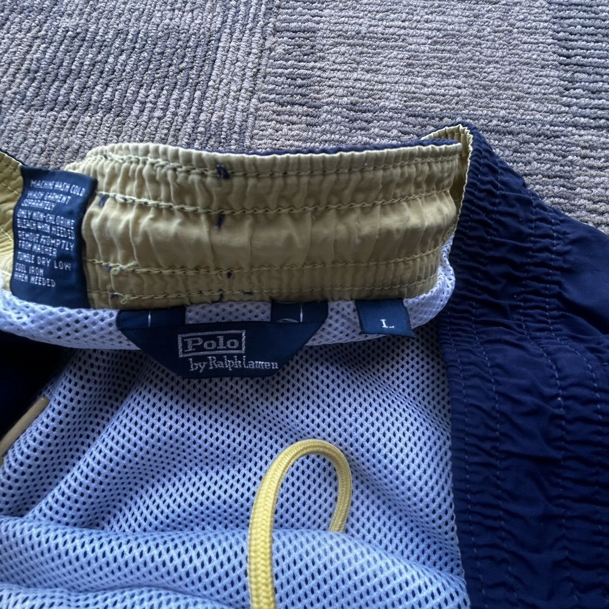 Polo Ralph Lauren VTG Polo Ralph Lauren Navy Blue/ Yellow Pony Board Shorts Size US 36 / EU 52 - 3 Thumbnail