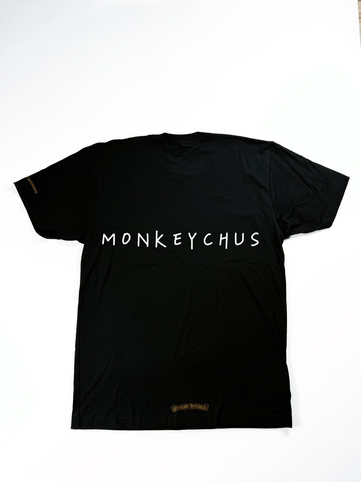 Chrome Hearts 🔥Chrome Hearts Black Gold Script Tee🔥 Size US L / EU 52-54 / 3 - 2 Thumbnail