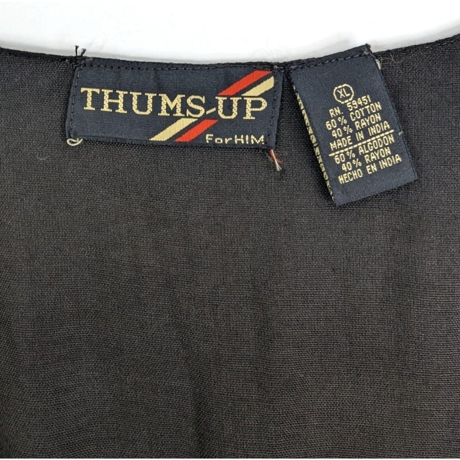 Vintage VINTAGE Thums Up for Him Vest Men XL Geometric Southwestern Lined Back Casual Jacket/Coat? Size US XL / EU 56 / 4 - 7 Thumbnail