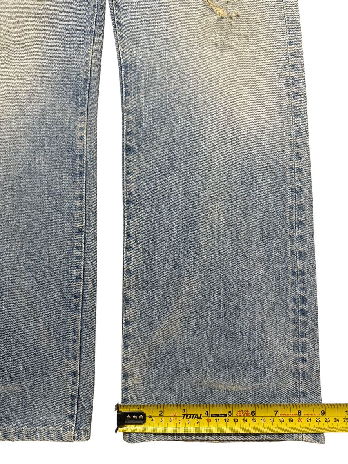 Evisu Vintage 90s Evisu Genes Selvedge Seagull Painted Wide Leg Size US 32 / EU 48 - 16 Thumbnail