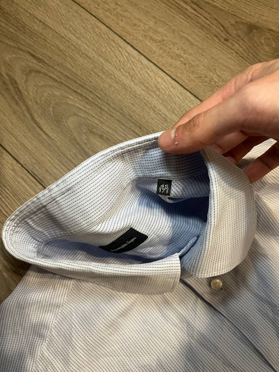 Ermenegildo Zegna Ermenegildo Zegna Shirt Men's 2XL 17.5 Size US XL / EU 56 / 4 - 4 Thumbnail