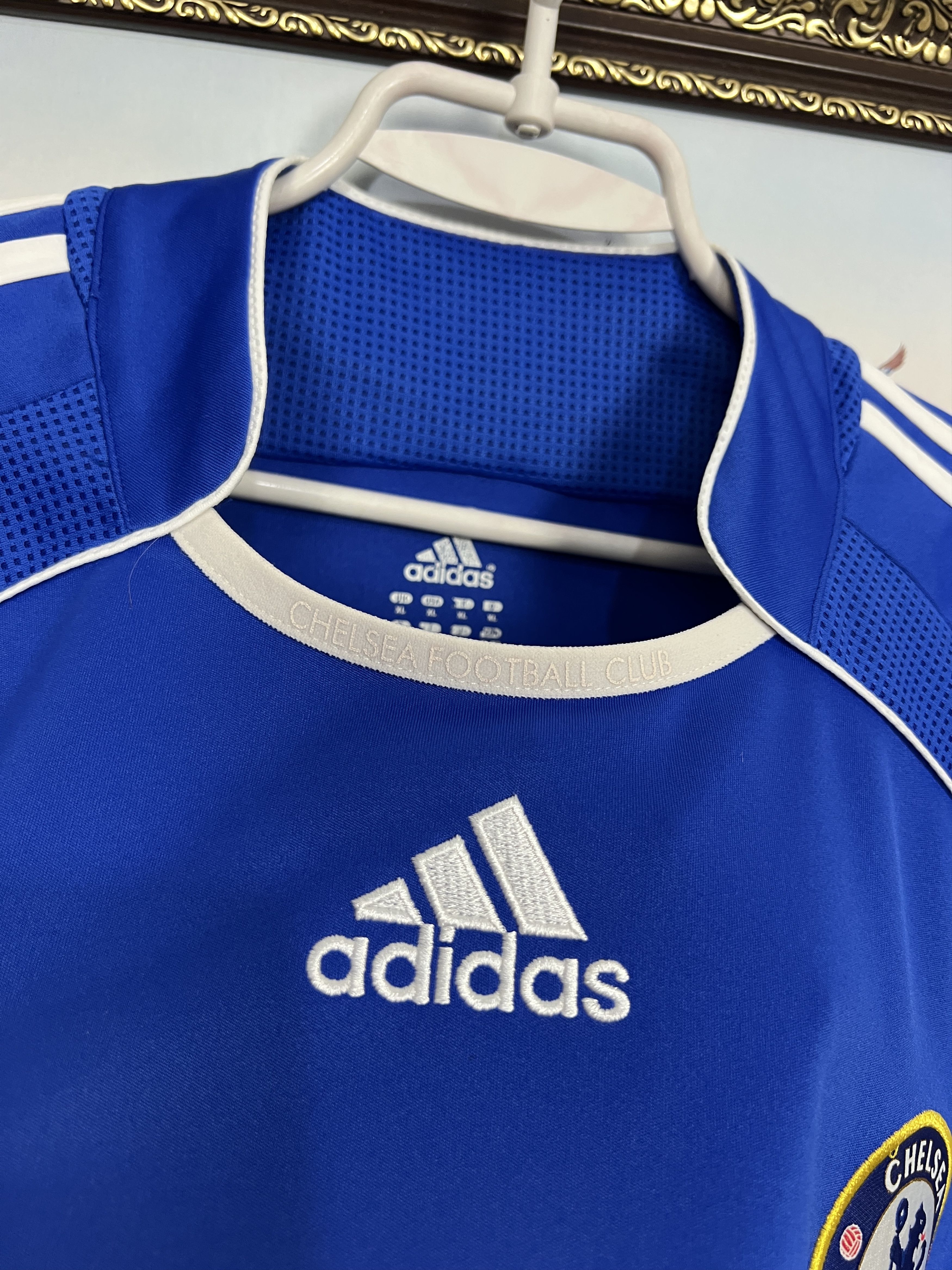 Adidas Chelsea football shirt 2006 Soccer #11 Drogba Jersey Trikot Size US XL / EU 56 / 4 - 3 Thumbnail