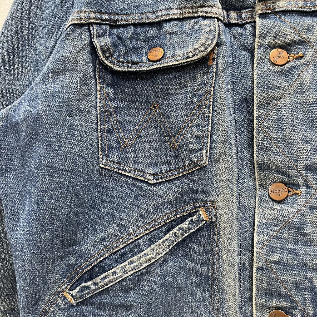 Wrangler Vintage 80s Wrangler Denim Made in Usa Trucker Jacket Size US M / EU 48-50 / 2 - 16 Thumbnail