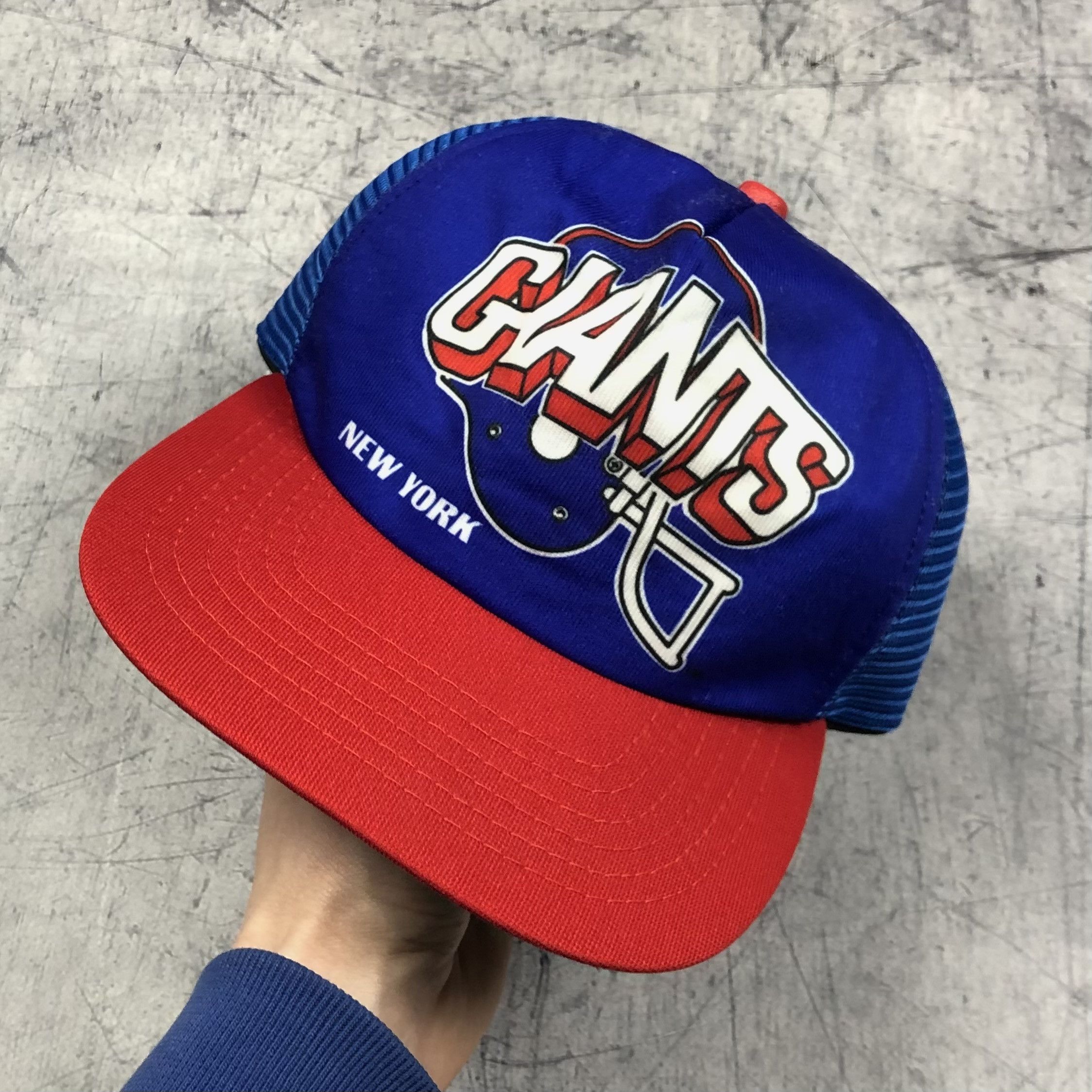 NFL Rare 80s NFL New York Giants Trucker Cap Size ONE SIZE - 4 Thumbnail