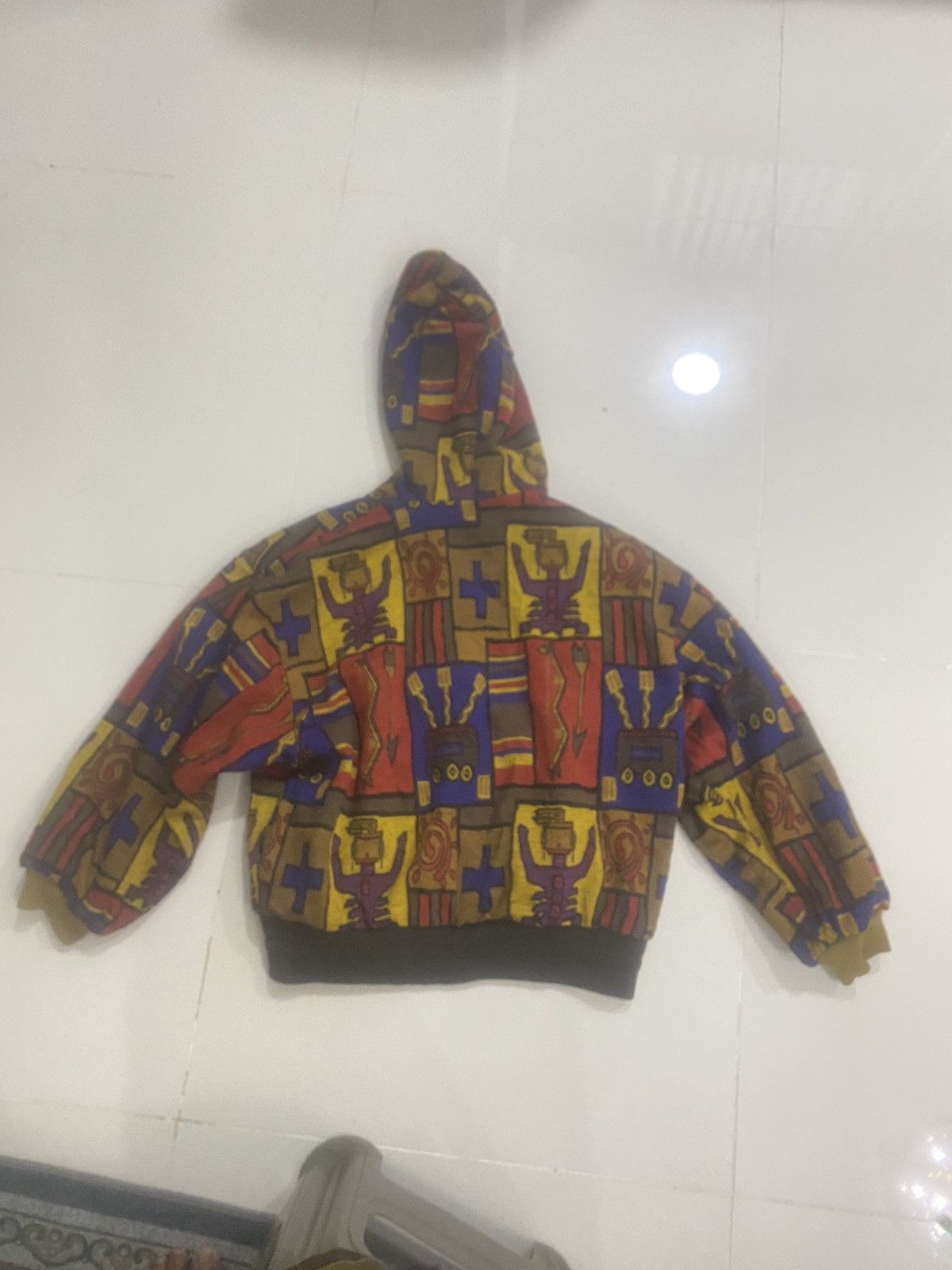If Six Was Nine VINTAGE REVERSIBLE POP ART HOODIE Size US L / EU 52-54 / 3 - 14 Thumbnail