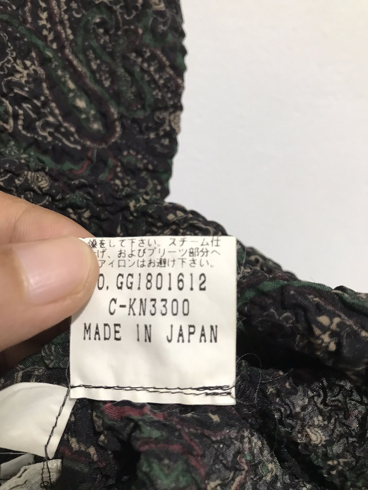 Issey Miyake Undefined Japan Pleated Shirt bandana Issey style Size US M / EU 48-50 / 2 - 6 Thumbnail