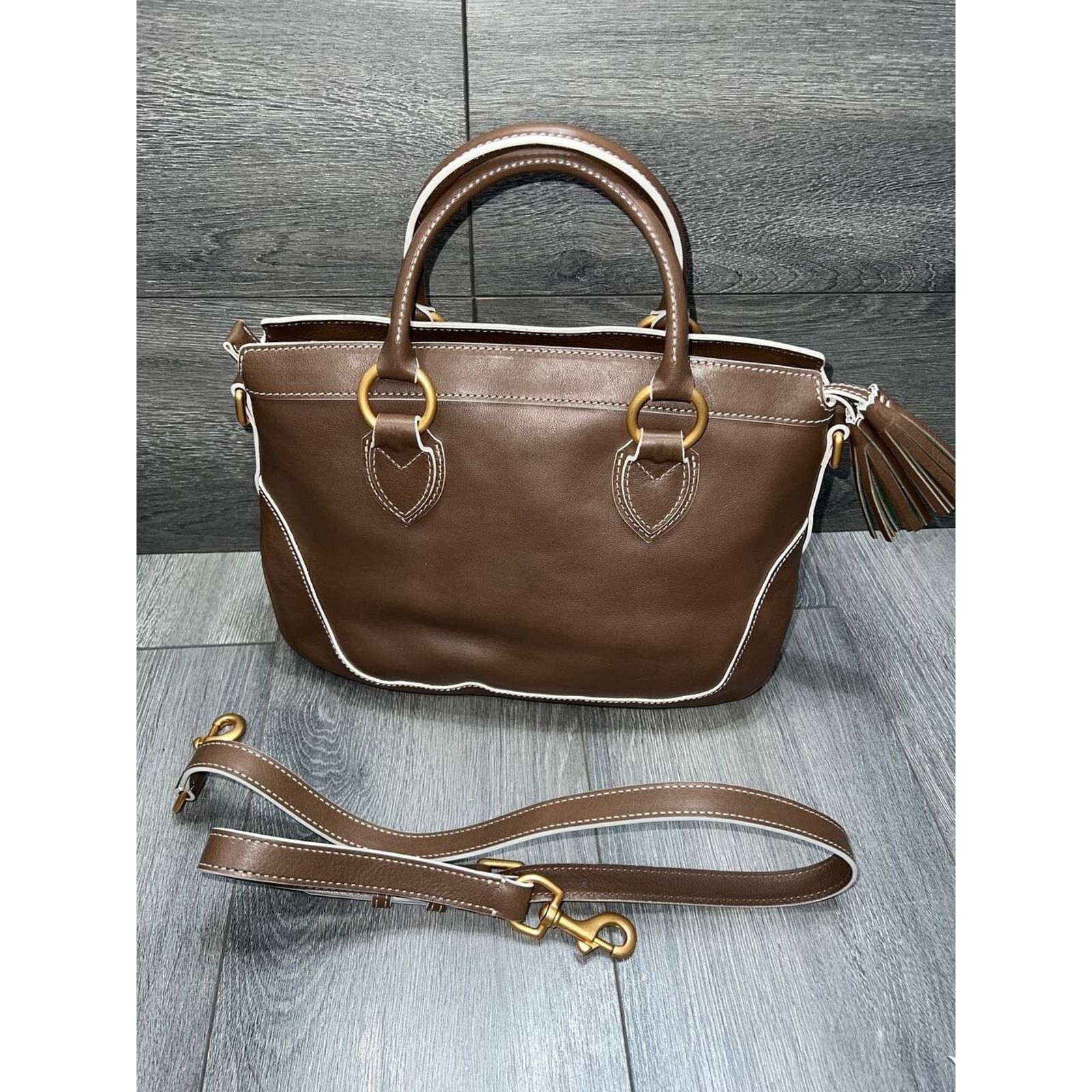 Dooney & Bourke Dooney & Bourke Florentine Leather Short Handle Bag A648443 Size ONE SIZE - 4 Thumbnail
