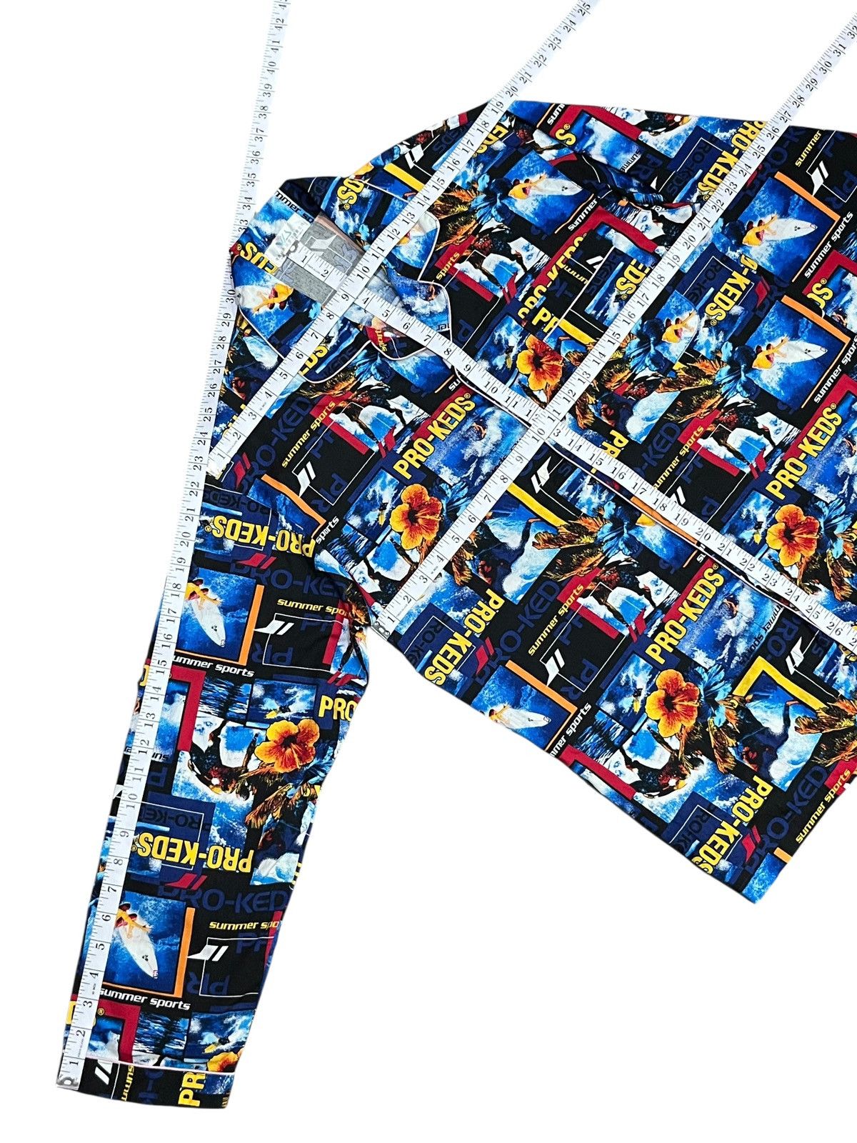 Pro-Keds 90’s ProKeds Surfing Full Print Pajama Shirt Hawaii Vibes Size US M / EU 48-50 / 2 - 11 Thumbnail