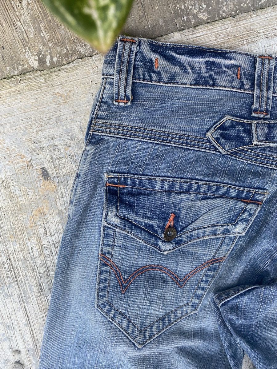 Edwin Distressed Vintage Edwin XV-S Flare Denim Size US 30 / EU 46 - 7 Thumbnail